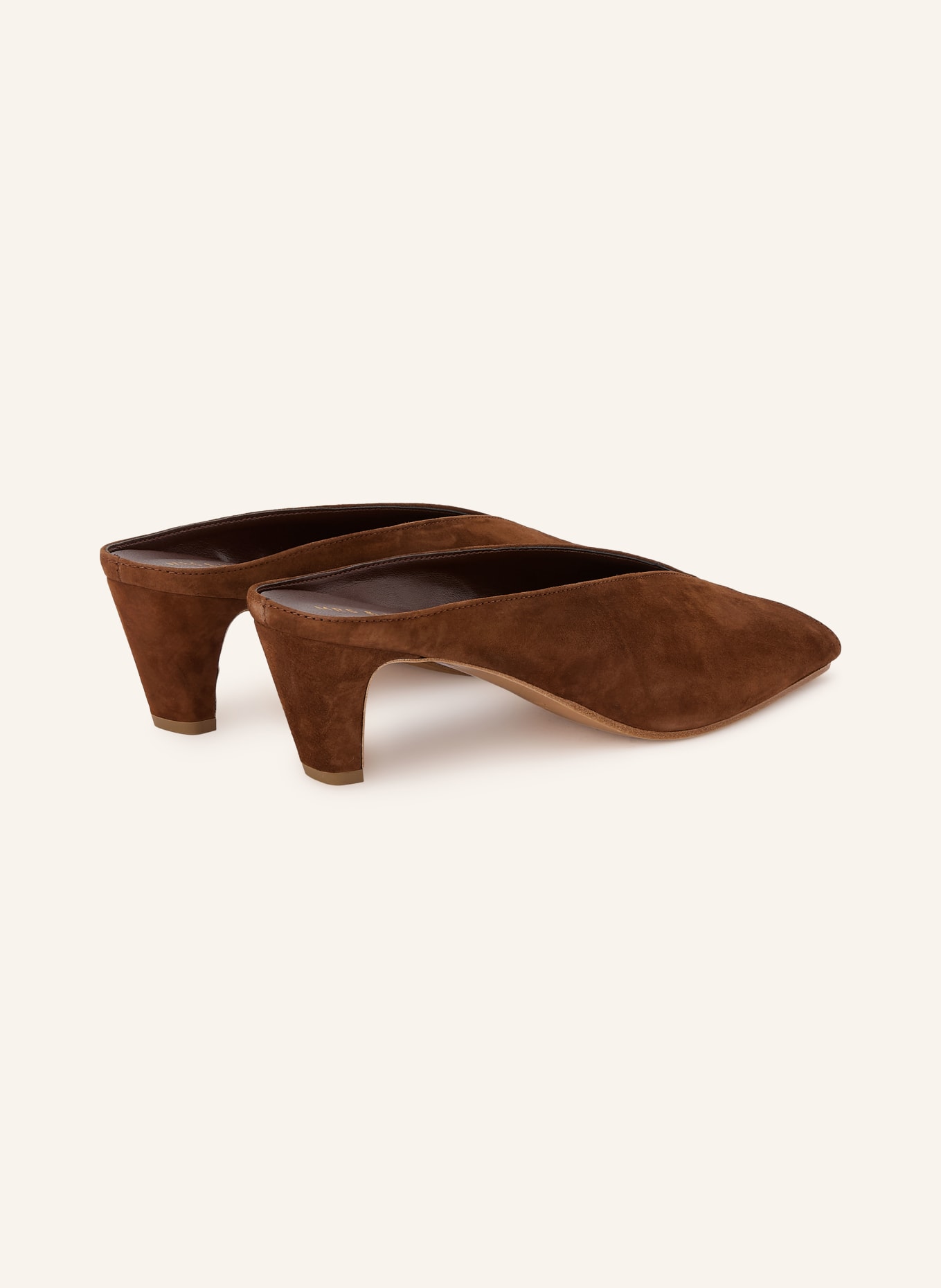 MRS & HUGS Mules: MARRON FONCÉ