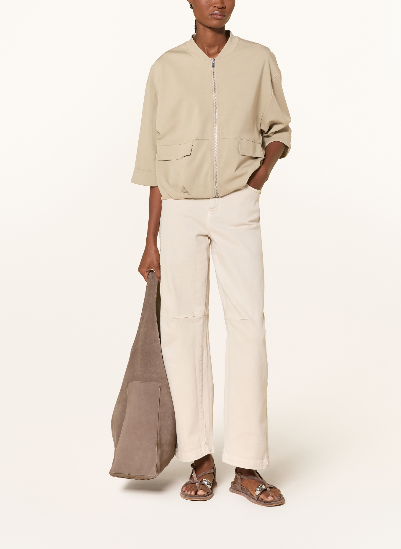 OPUS Blouson GOROS mit 3/4-Arm: OLIV