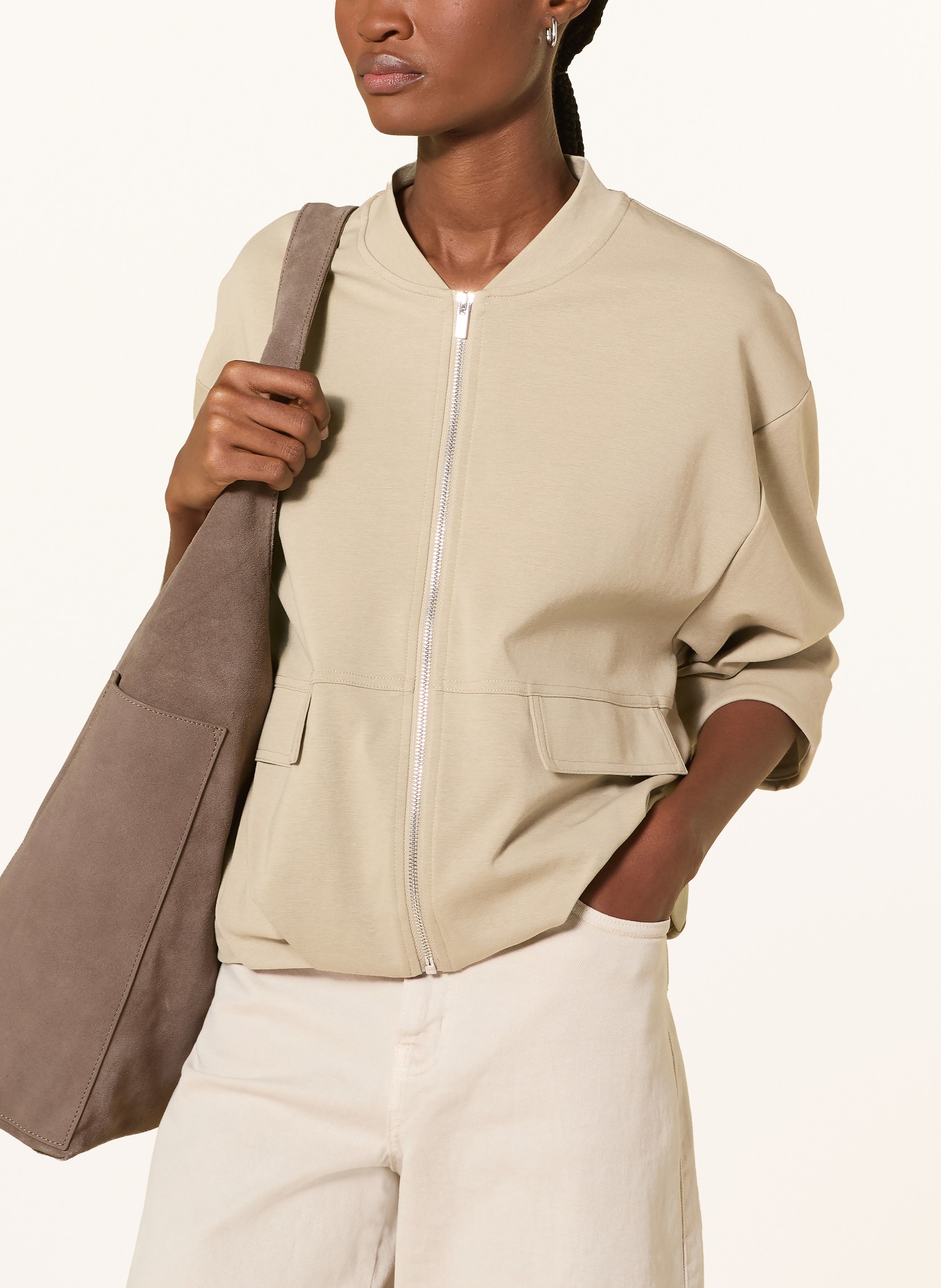 OPUS Blouson GOROS mit 3/4-Arm: OLIV