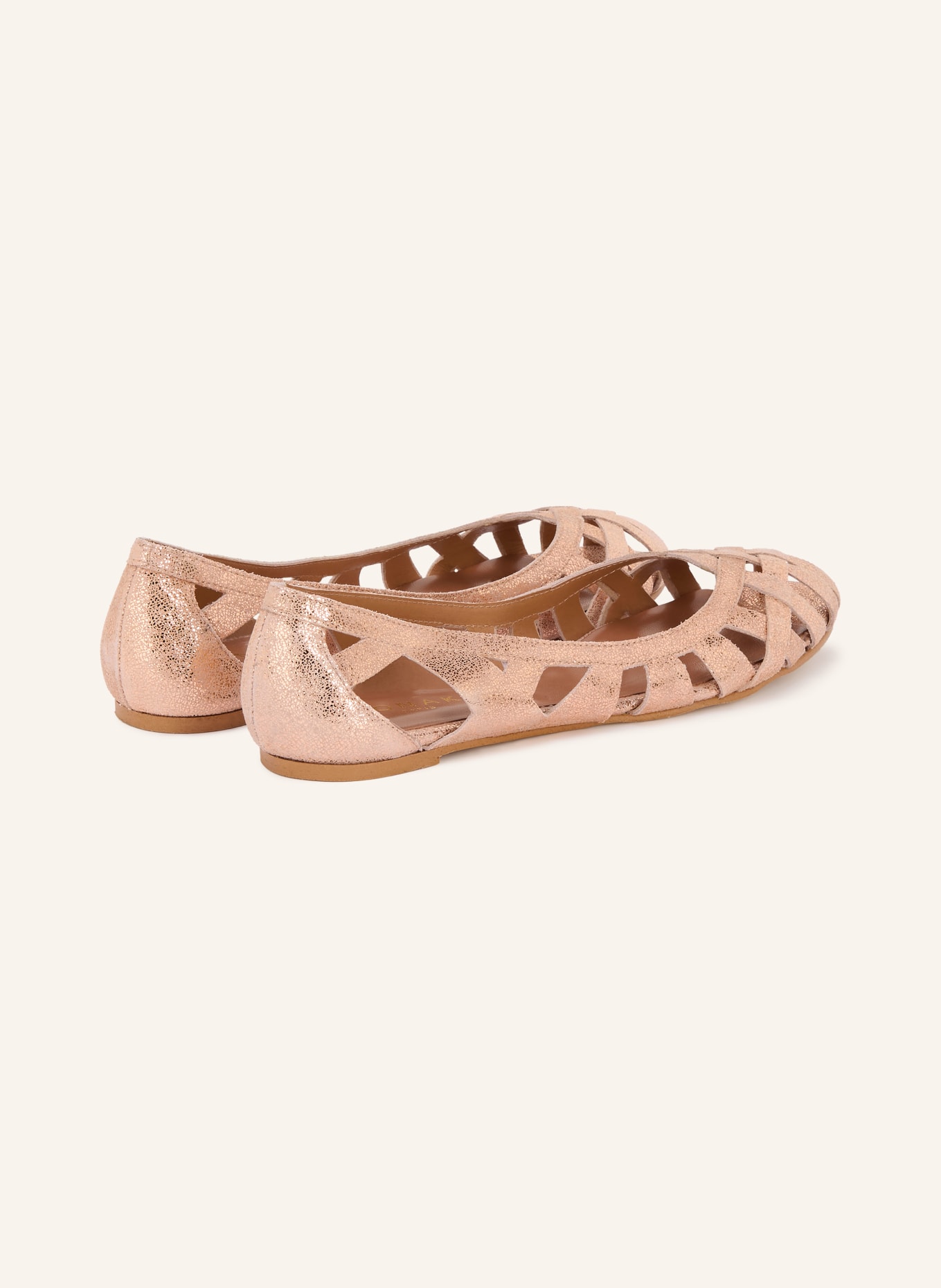 JONAK Ballerinas DERAY mit Cut-outs: ALTROSA