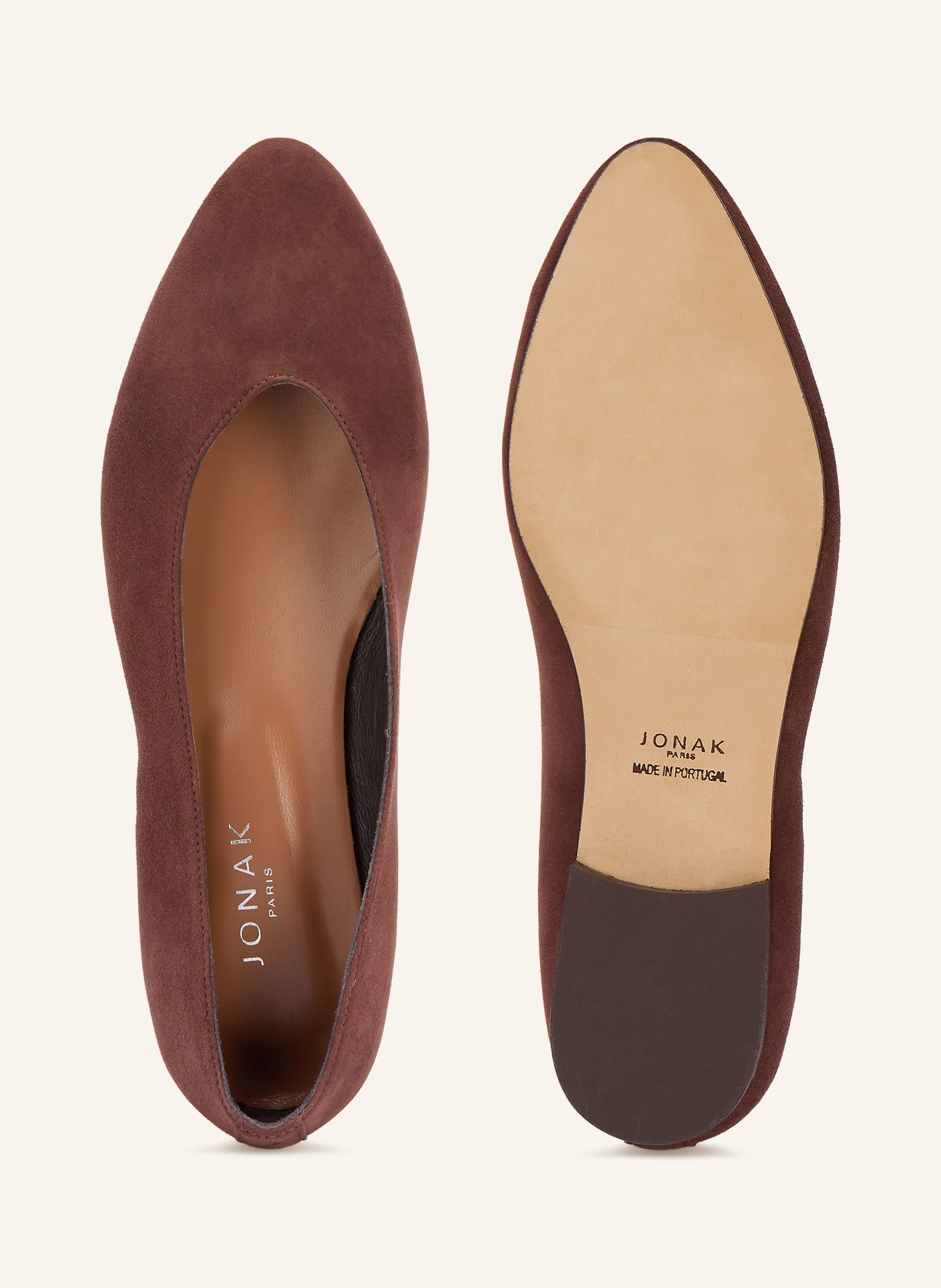 JONAK Baleríny DASSUS: TMAVĚ HNĚDÁ