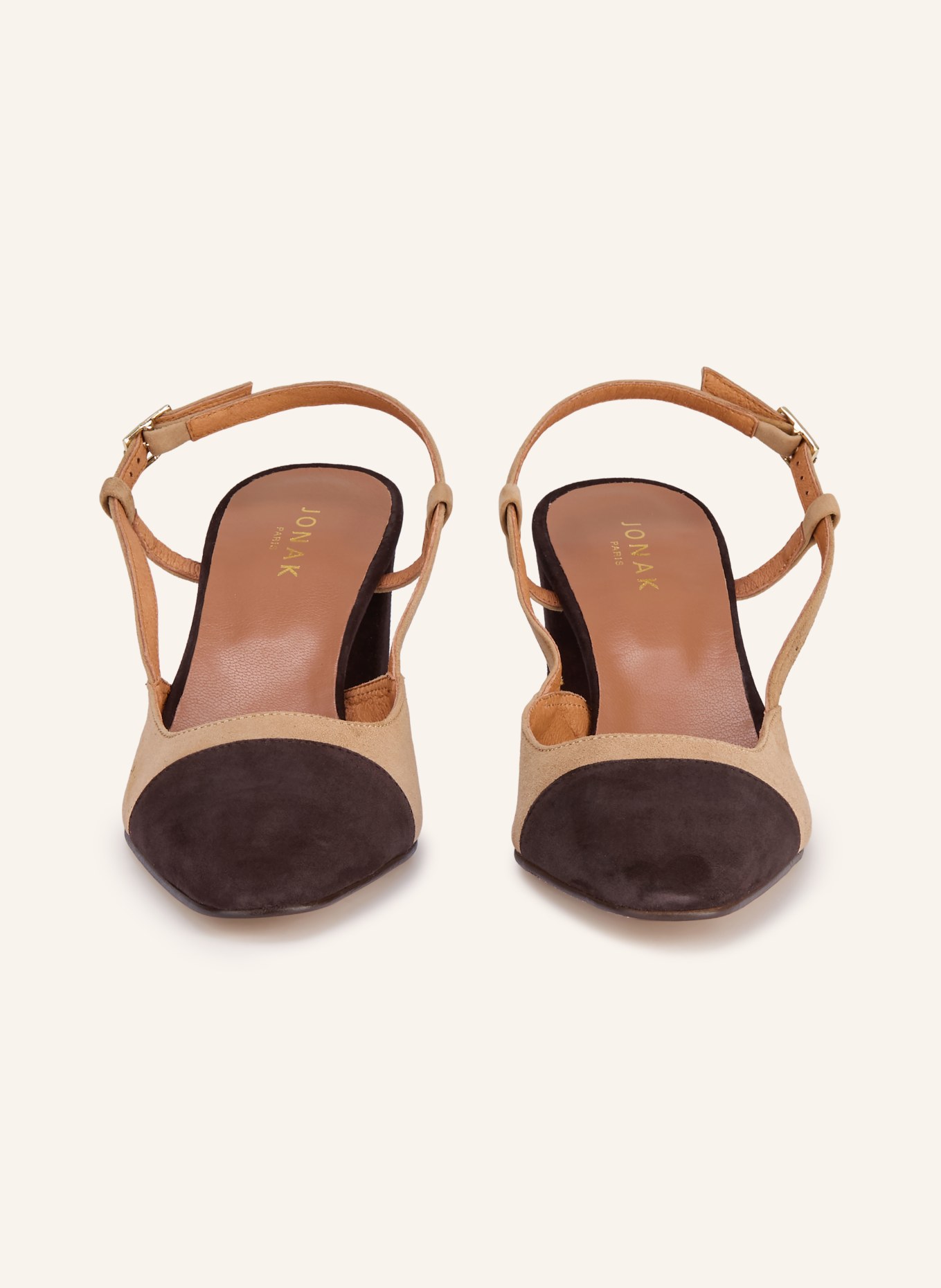 JONAK Slingpumps DHAPOP: CAMEL / DUNKELBRAUN