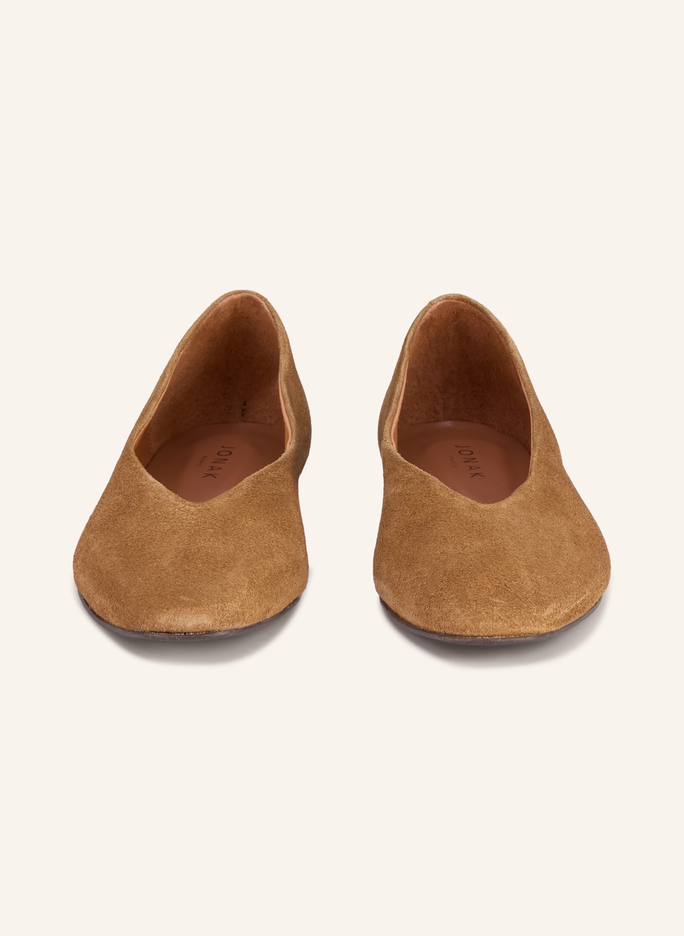 JONAK Ballerinas DELVIS: COGNAC