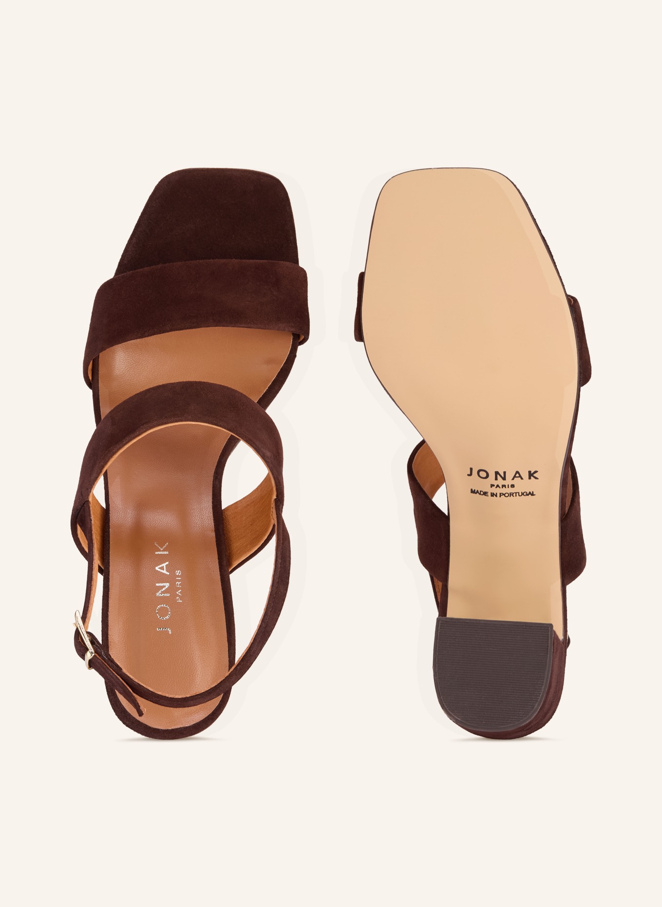 JONAK Sandalen VICO: DUNKELBRAUN