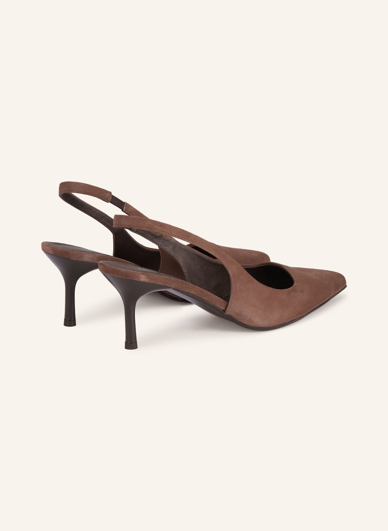 JONAK Czółenka z paskiem DIAMANTINE: SZAROBRĄZOWY