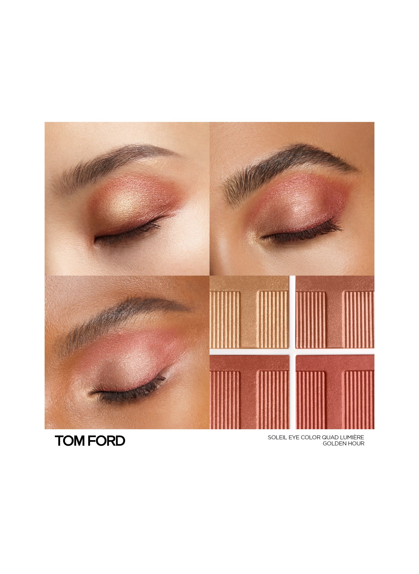 TOM FORD BEAUTY SOLEIL ČTYŘBAREVNÁ PALETKA OČNÍCH STÍNŮ: ZLATÝ