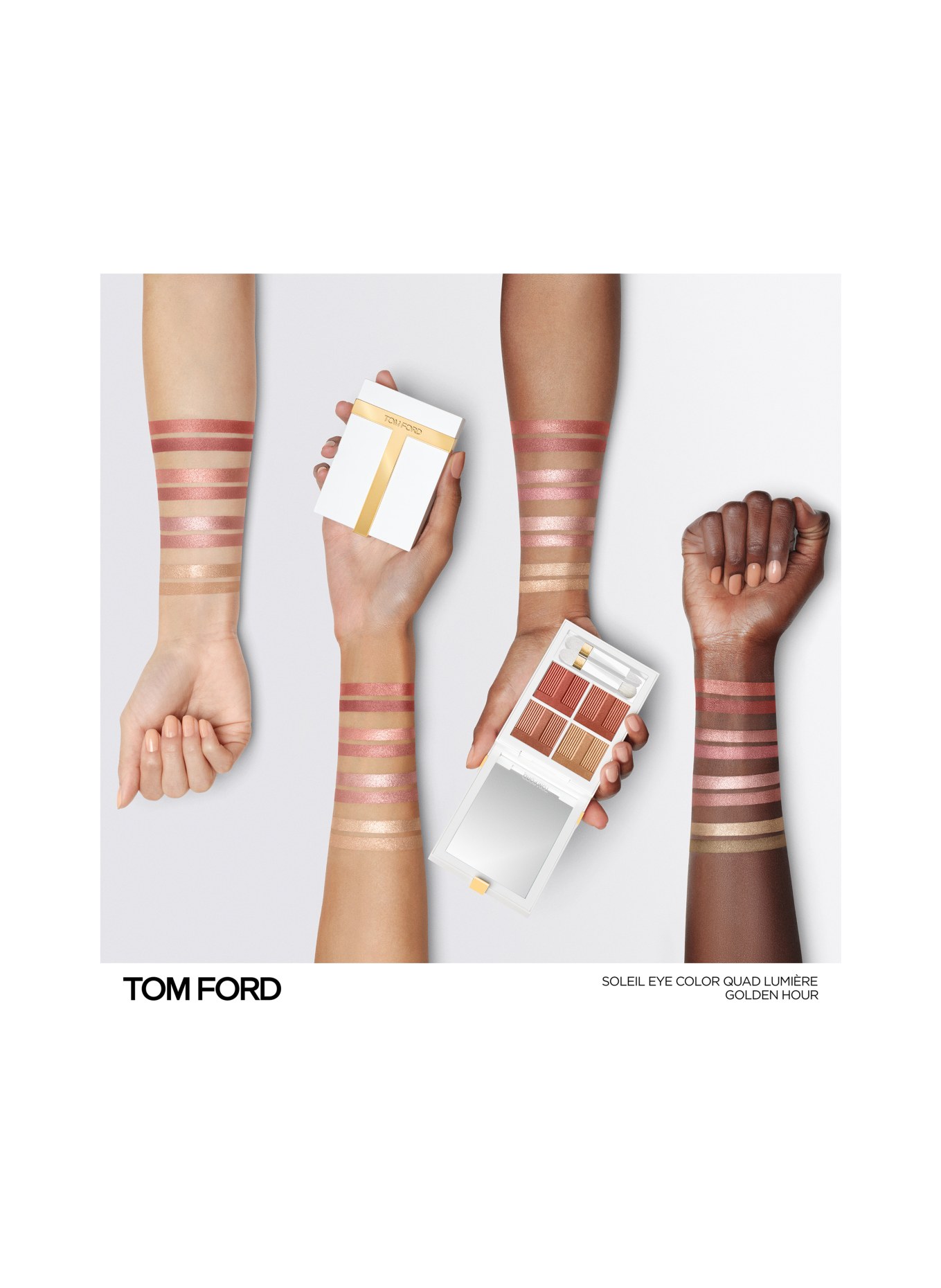 TOM FORD BEAUTY SOLEIL ČTYŘBAREVNÁ PALETKA OČNÍCH STÍNŮ: ZLATÝ
