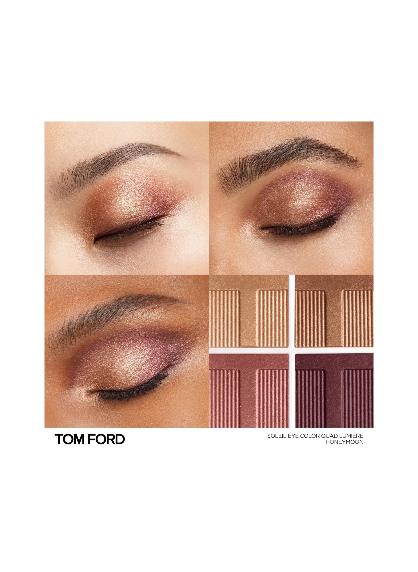 TOM FORD BEAUTY SOLEIL ČTYŘBAREVNÁ PALETKA OČNÍCH STÍNŮ: LÁSKOVÁ CESTA