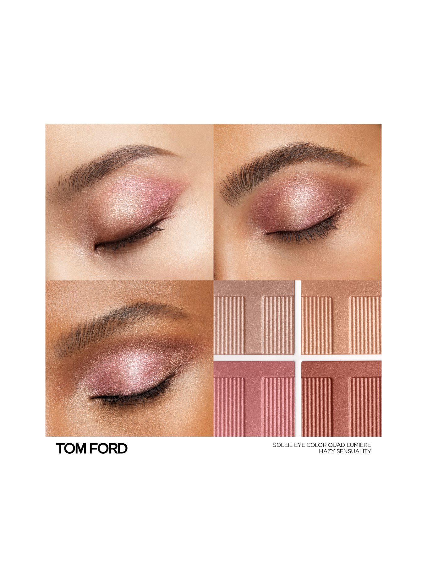 TOM FORD BEAUTY SOLEIL ČTYŘBAREVNÁ PALETKA OČNÍCH STÍNŮ: HAZY