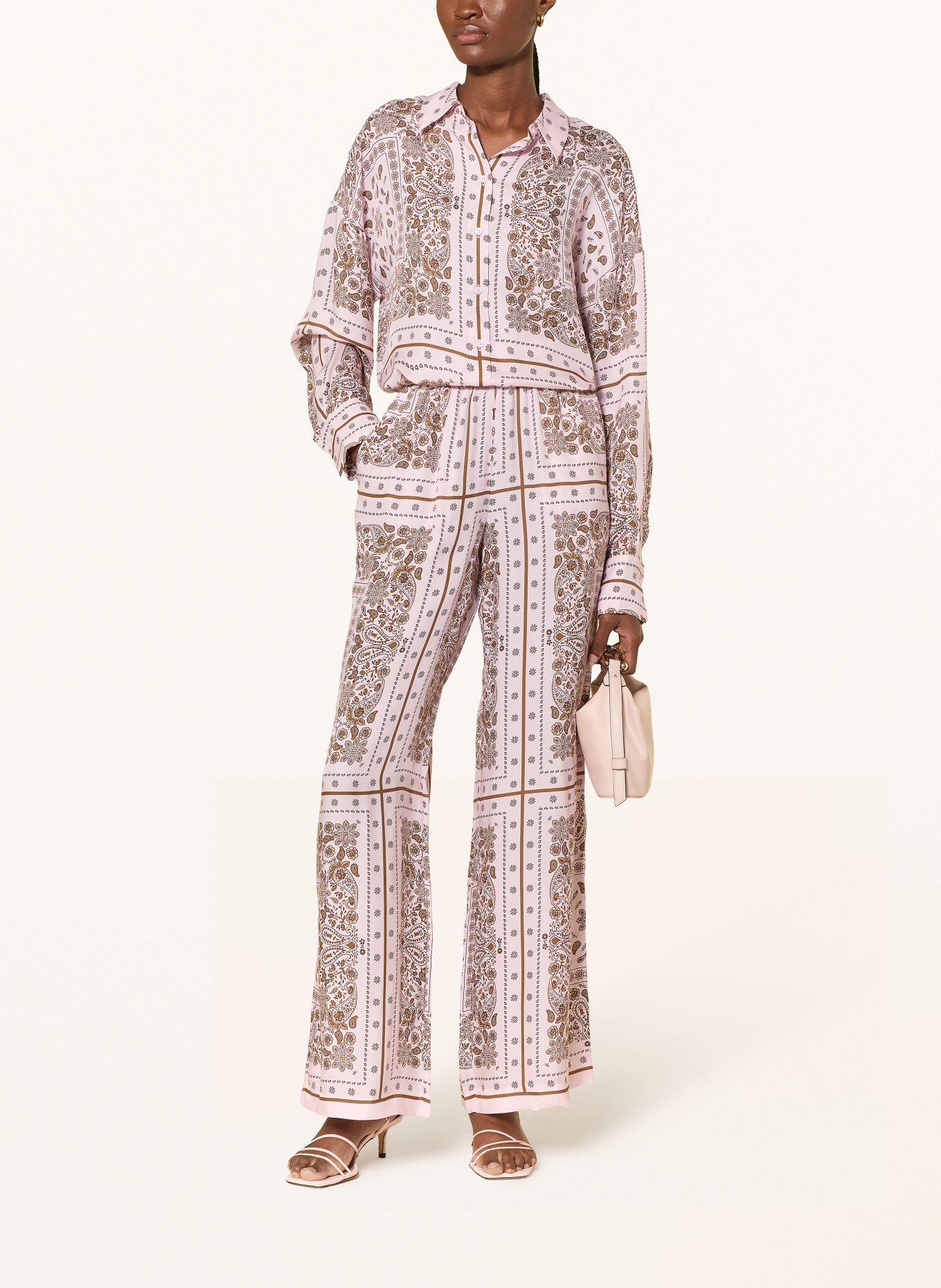 darling harbour Hose mit Seide: Bandana print rose