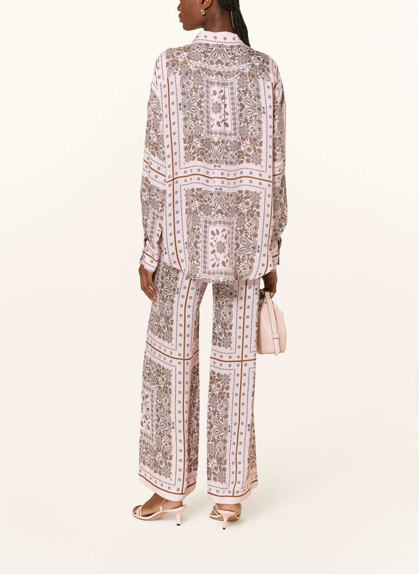 darling harbour Hose mit Seide: Bandana print rose