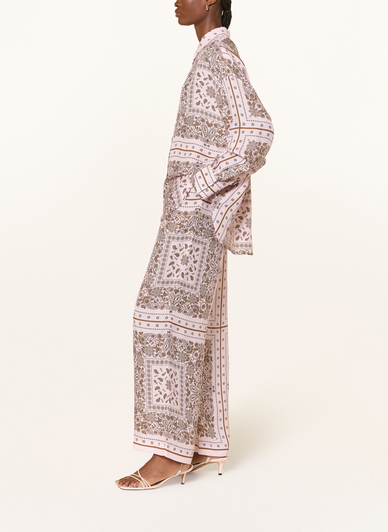 darling harbour Hose mit Seide: Bandana print rose