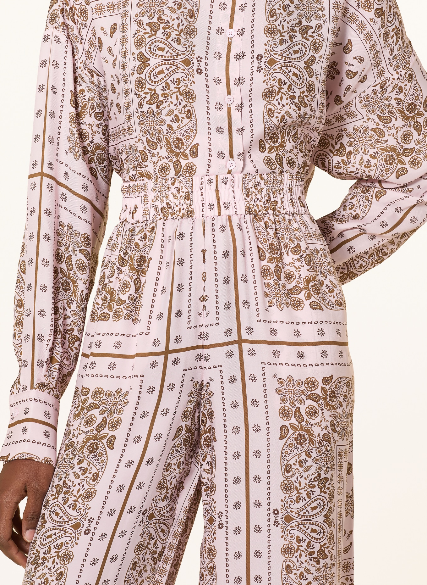 darling harbour Hose mit Seide: Bandana print rose