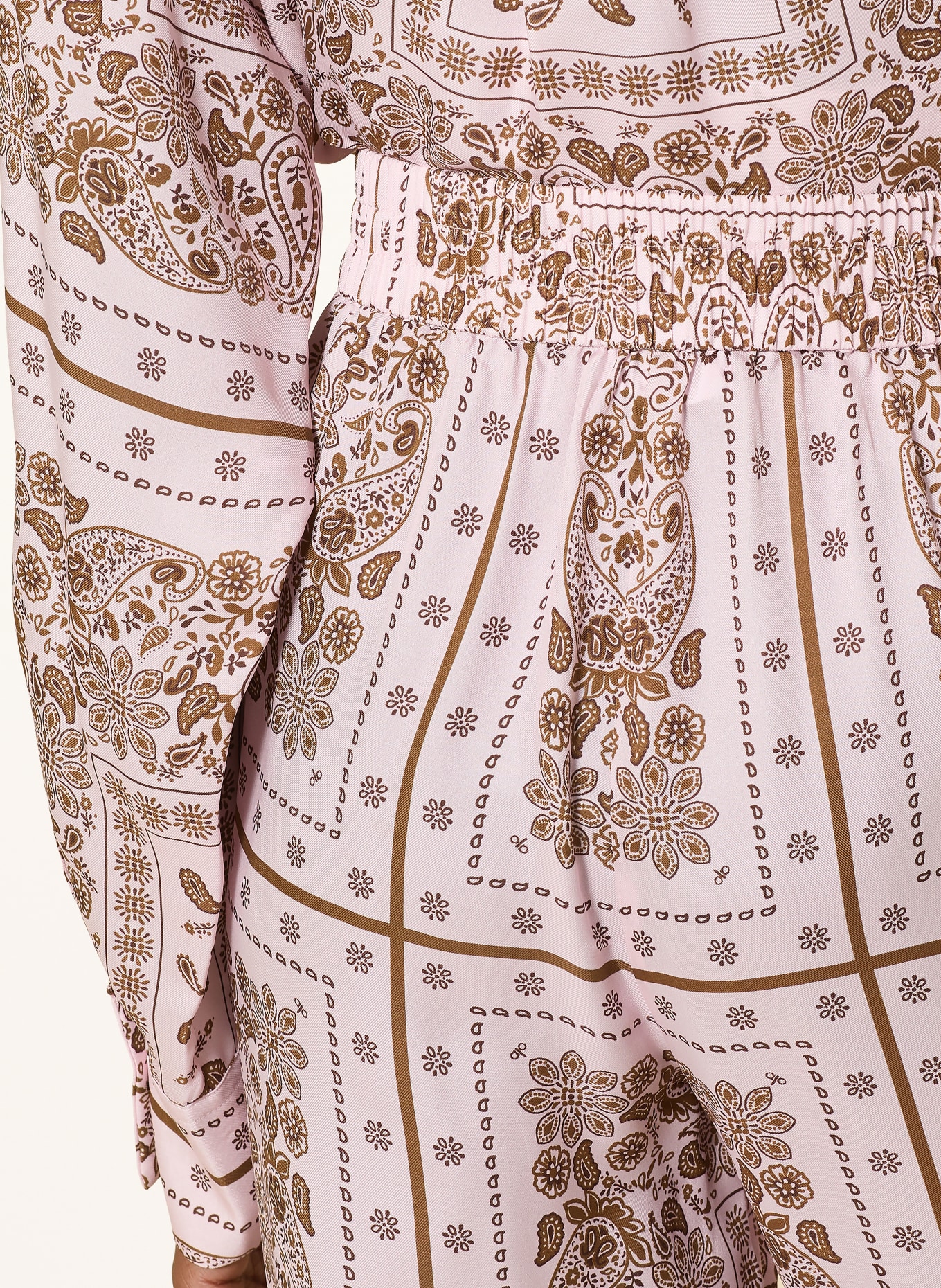 darling harbour Hose mit Seide: Bandana print rose