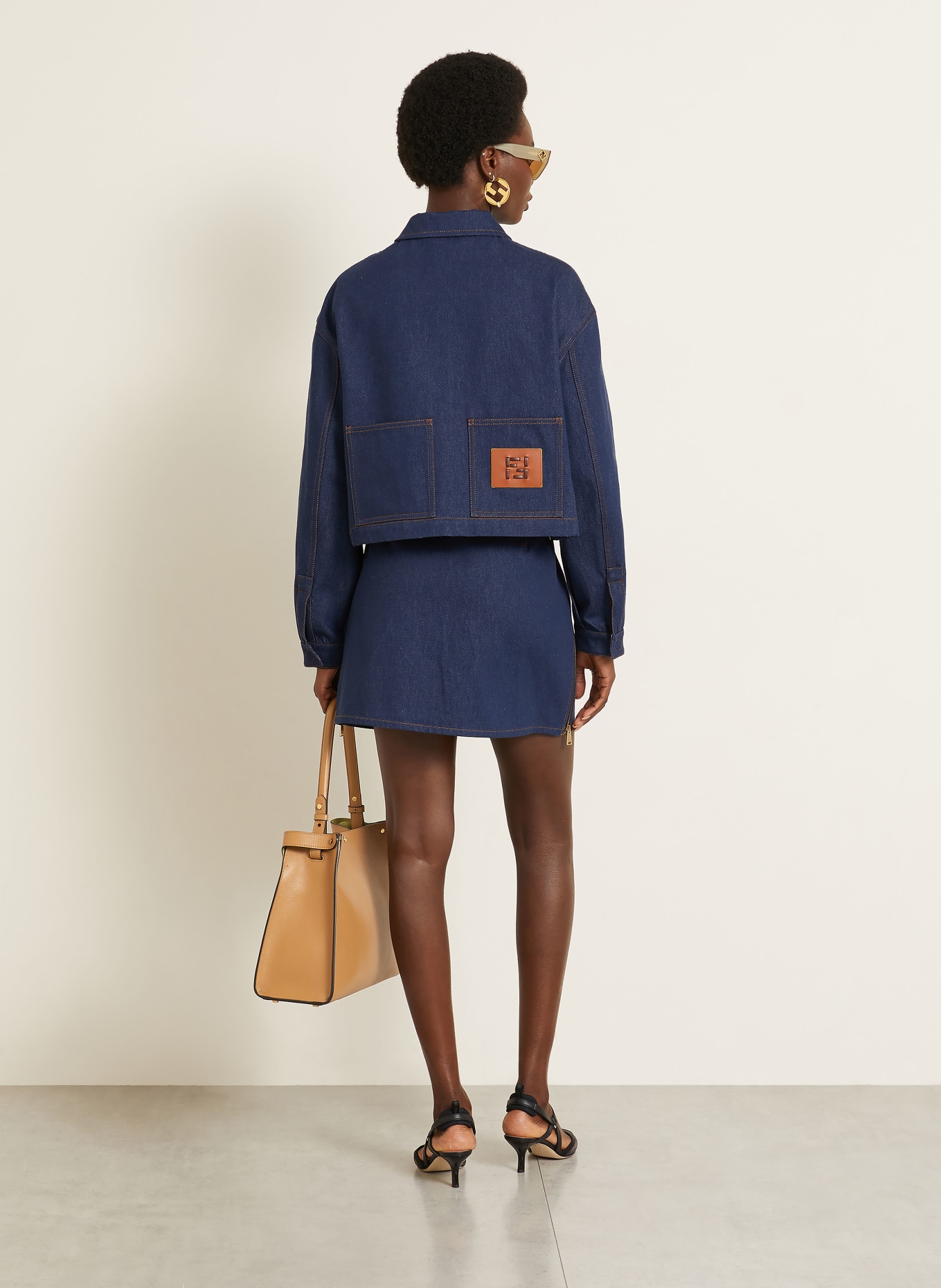 FENDI spijkerjasje: F0QB0 NAVY