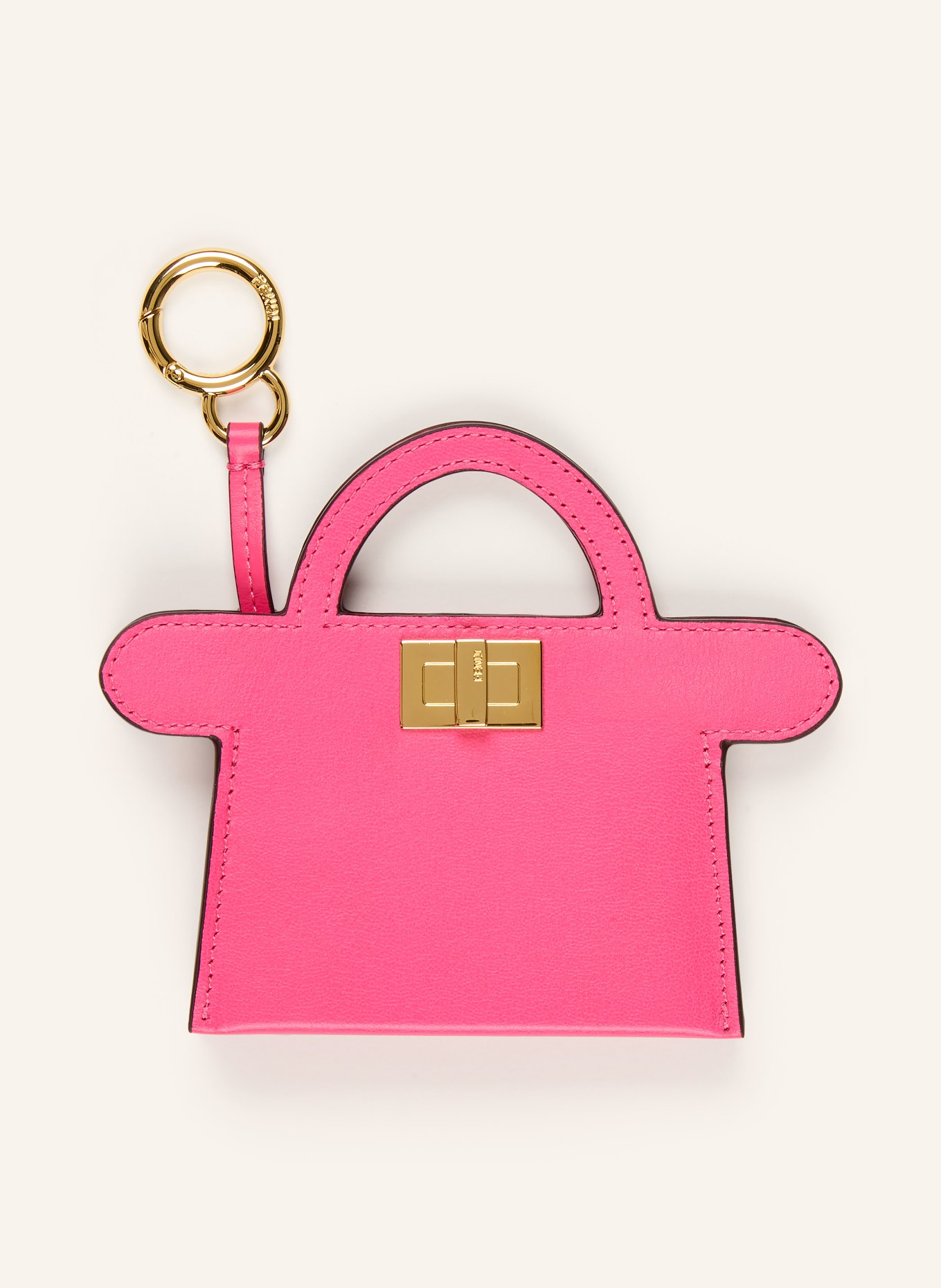 FENDI Porte-clés FENDI WAY: ROSE FUCHSIA / OR