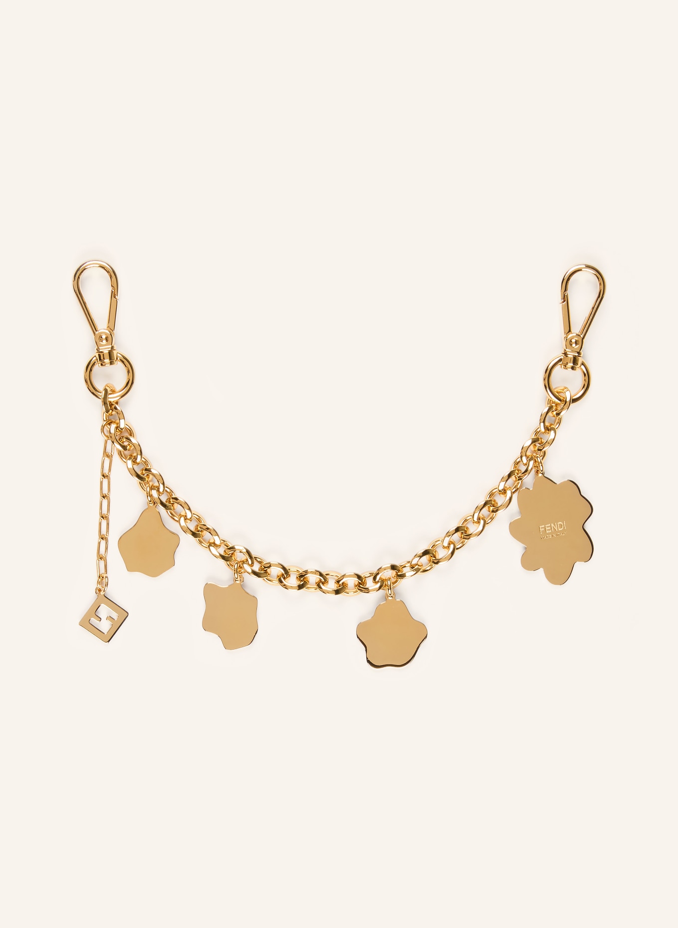 FENDI Tasje SUNNY SIDE FLOWERS: GOUD / ORANJE / LICHTBLAUW