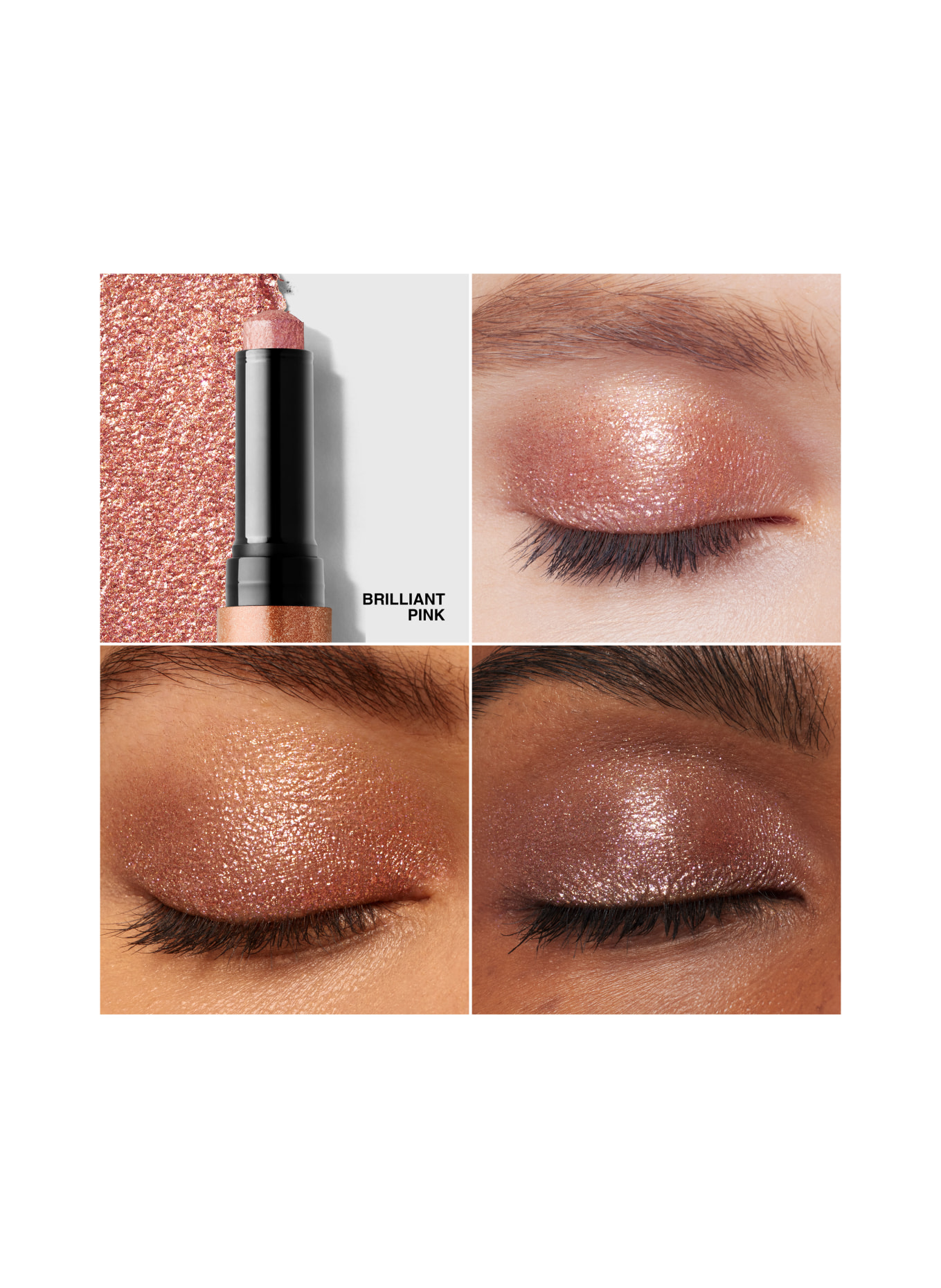 BOBBI BROWN CRYSTAL EYES SHADOW STICK: BRILLIANT PINK