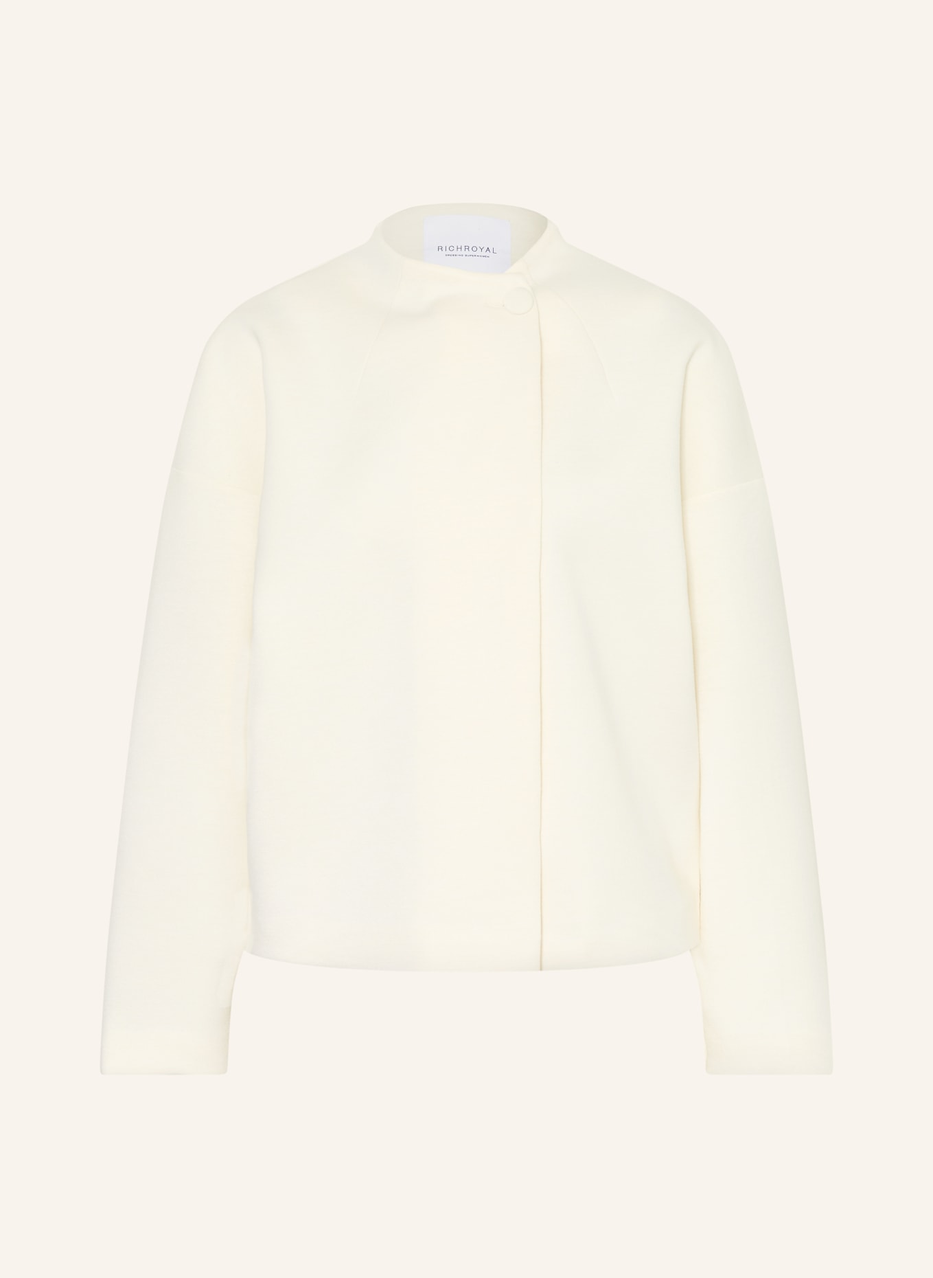 Rich & Royal Jerseyblouson: ECRU