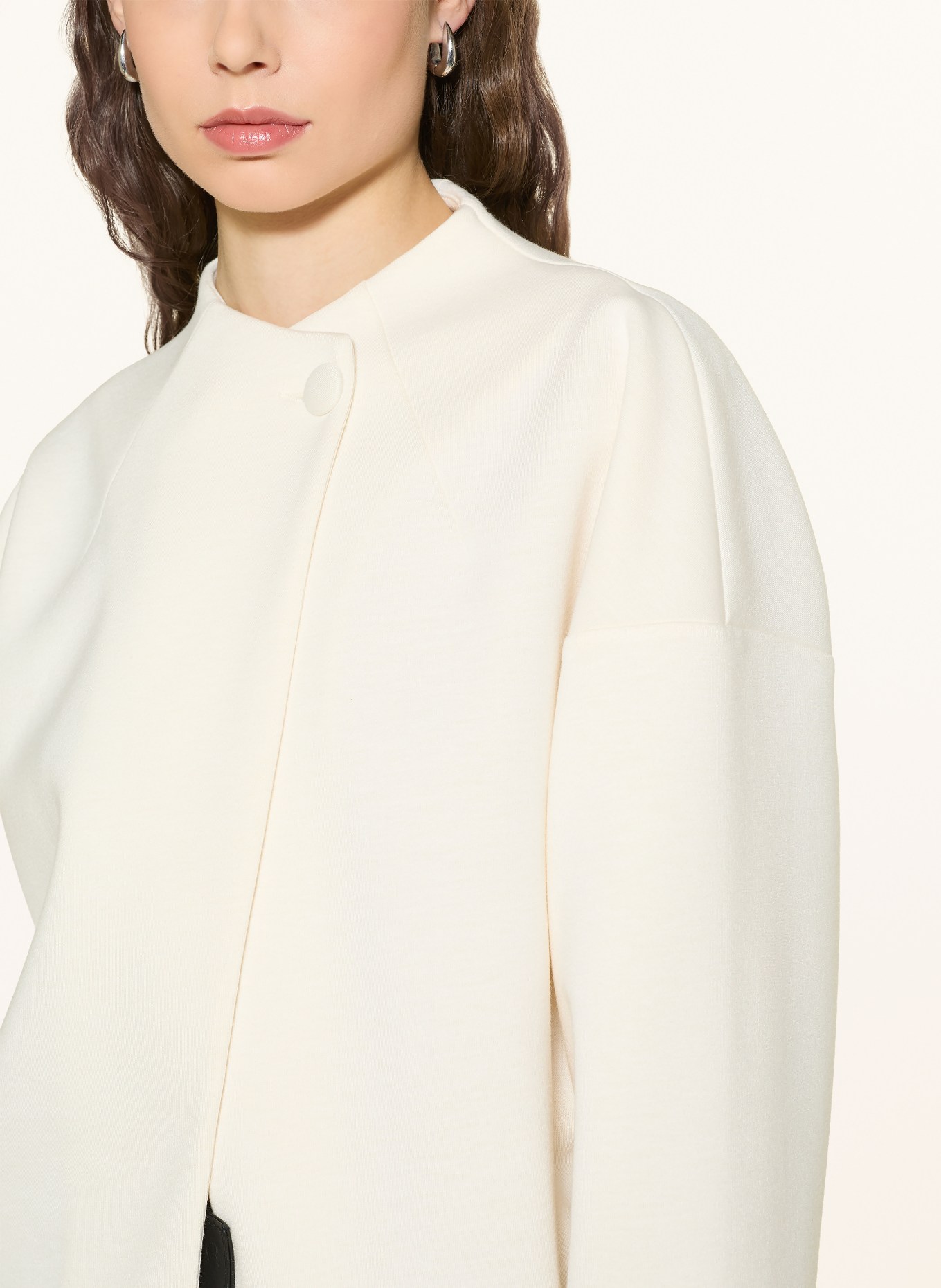 Rich & Royal Jerseyblouson: ECRU