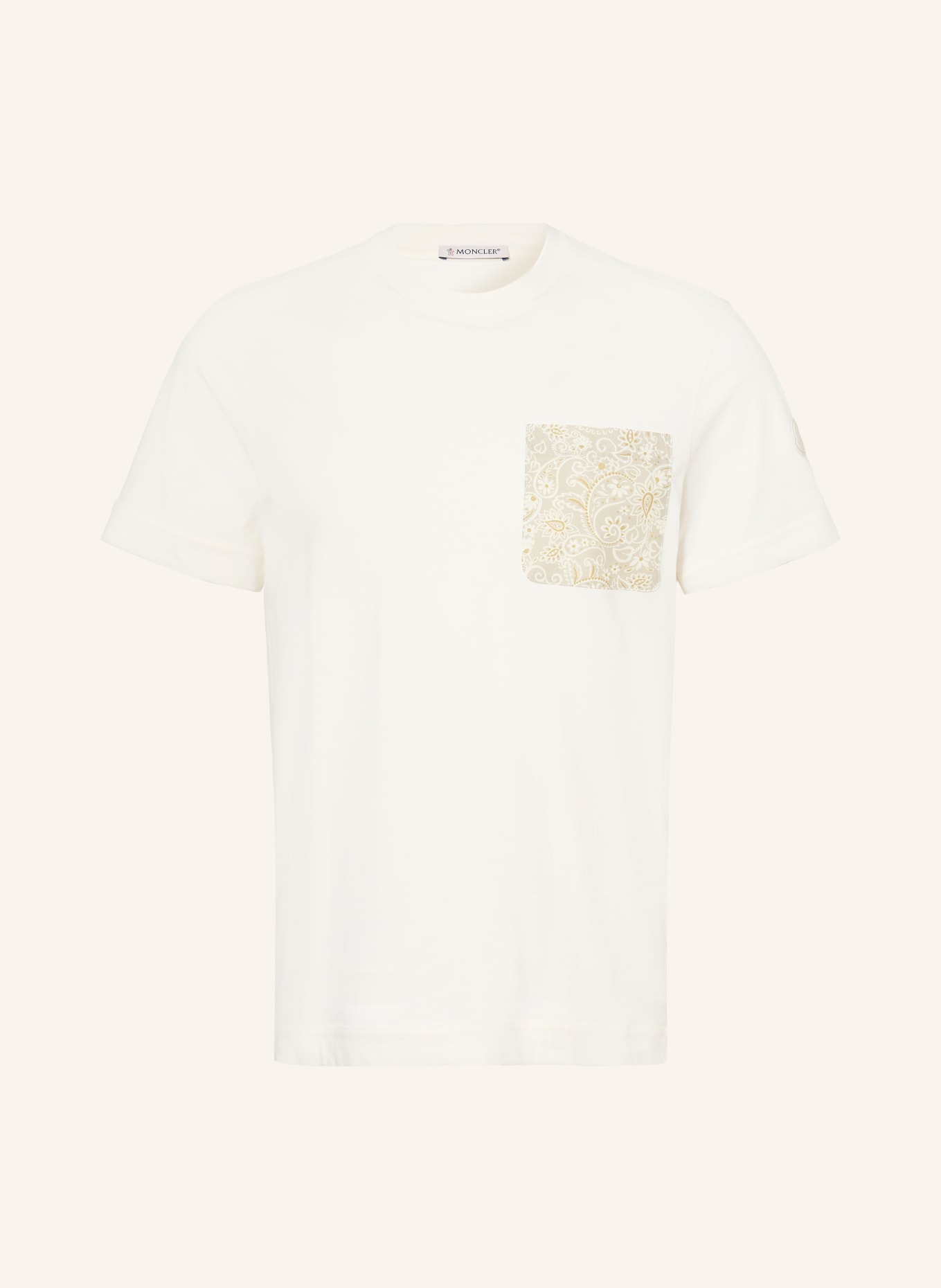 MONCLER T-Shirt: CREME