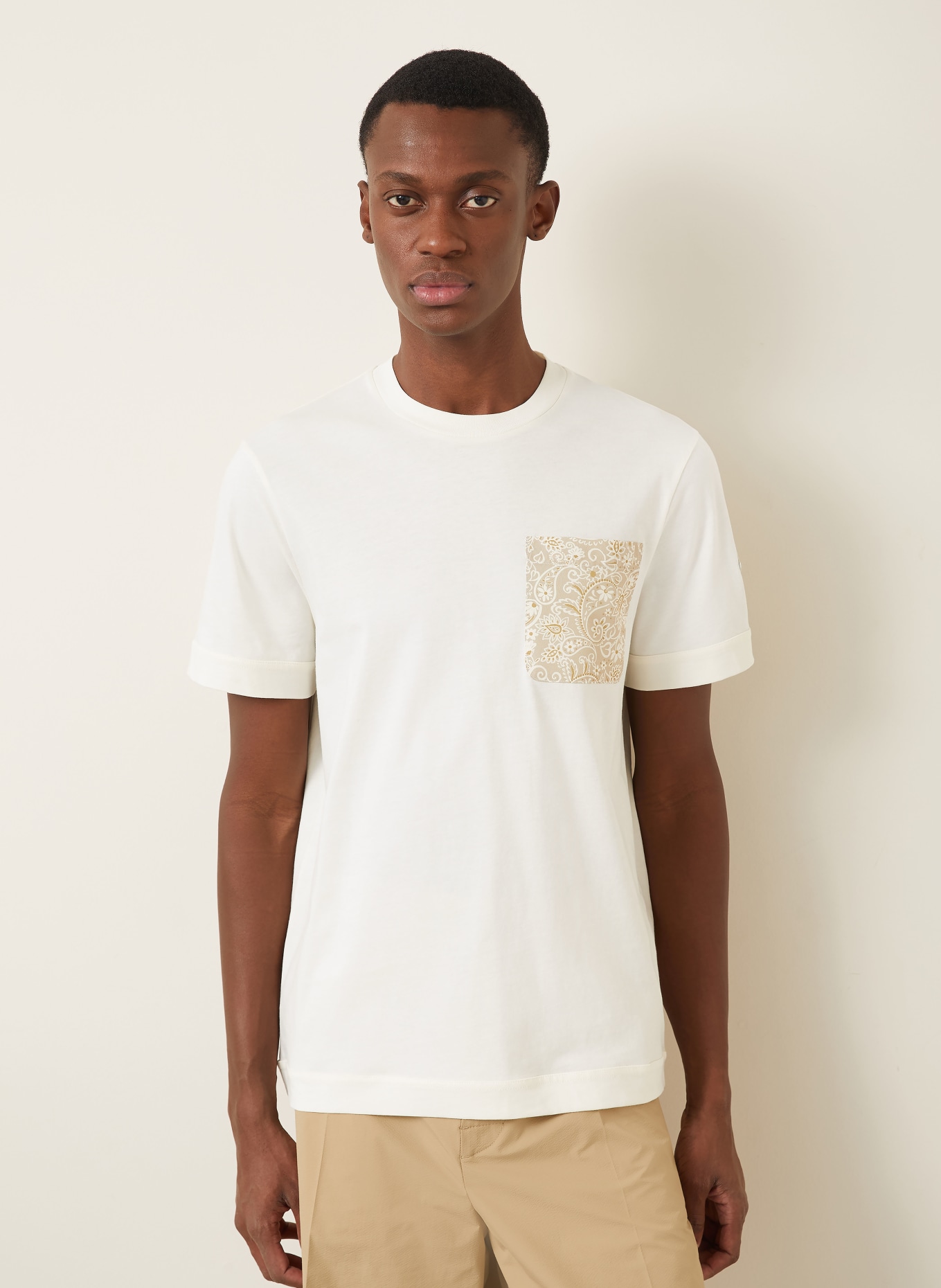 MONCLER T-Shirt: CREME