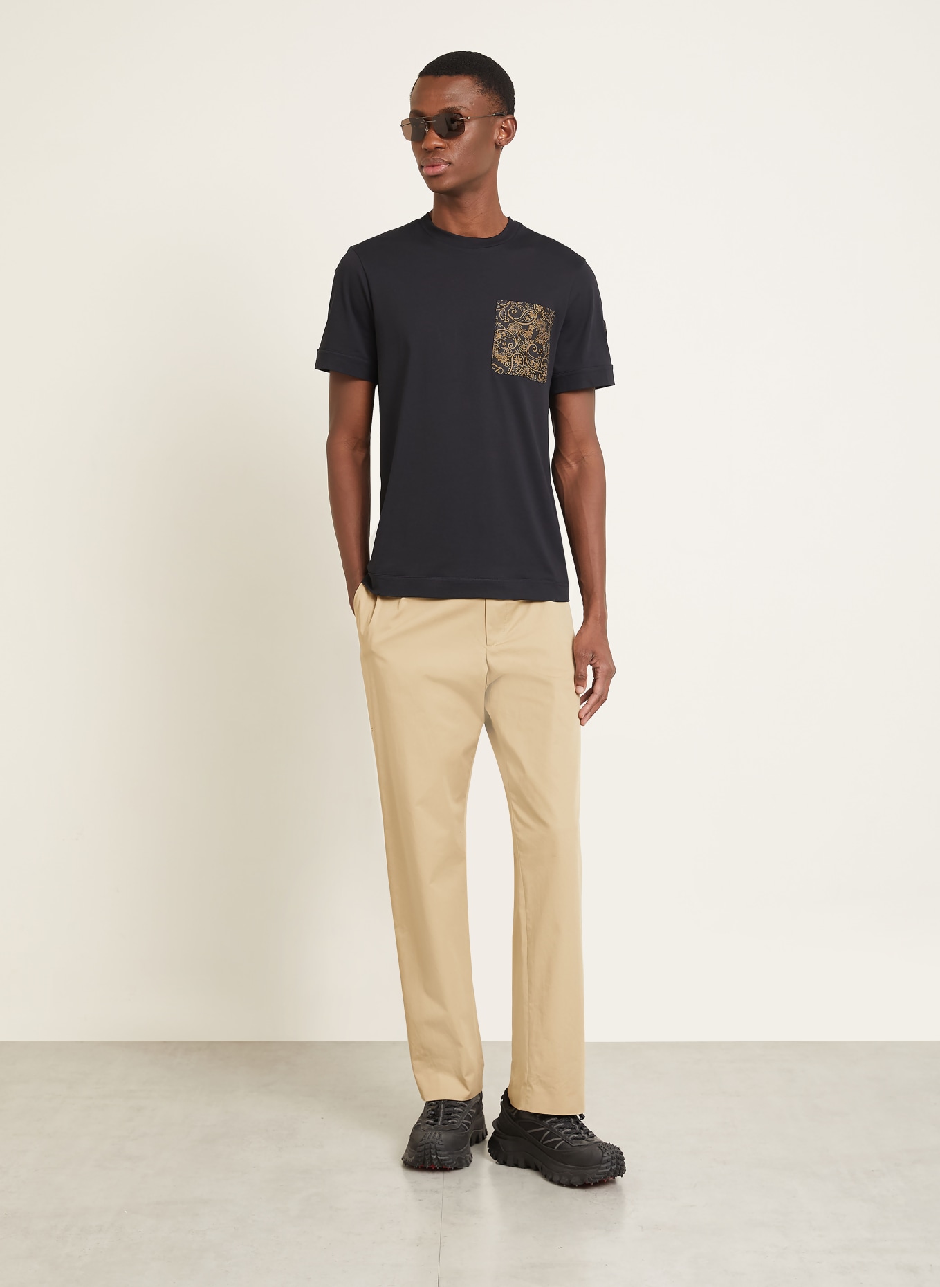 MONCLER T-Shirt: SCHWARZ