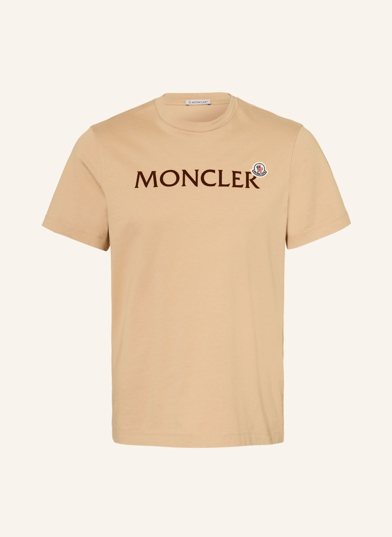 MONCLER T-Shirt ARCHIVIO: CAMEL