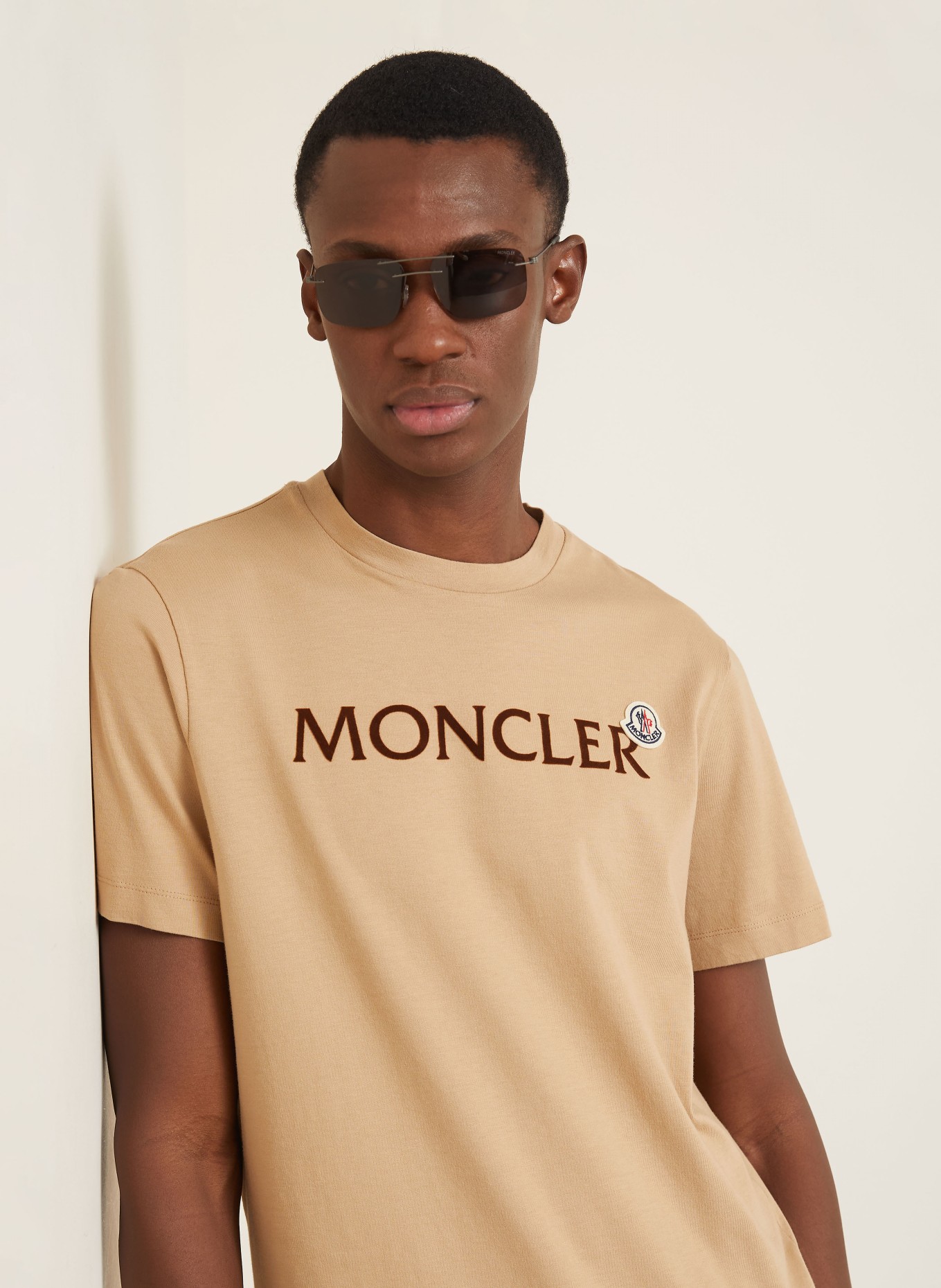 MONCLER T-Shirt ARCHIVIO: CAMEL
