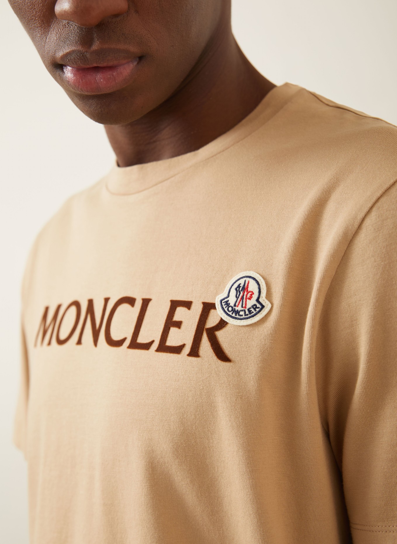 MONCLER T-Shirt ARCHIVIO: CAMEL