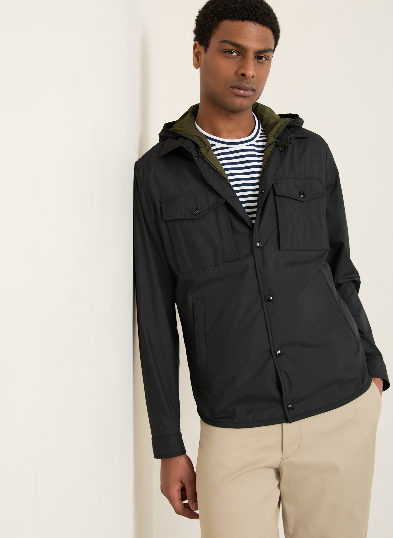 MONCLER CHIRANO 2-in-1 jacket: BLACK