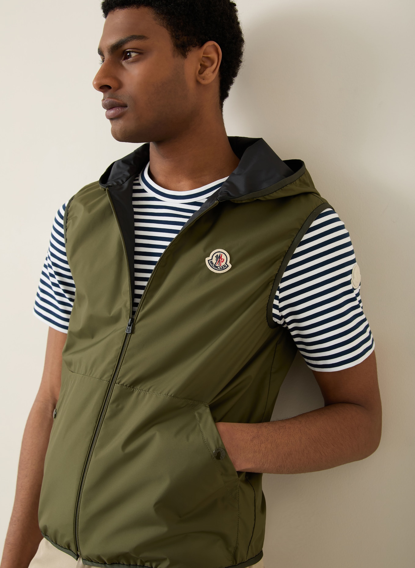 MONCLER CHIRANO 2-in-1 jacket: BLACK