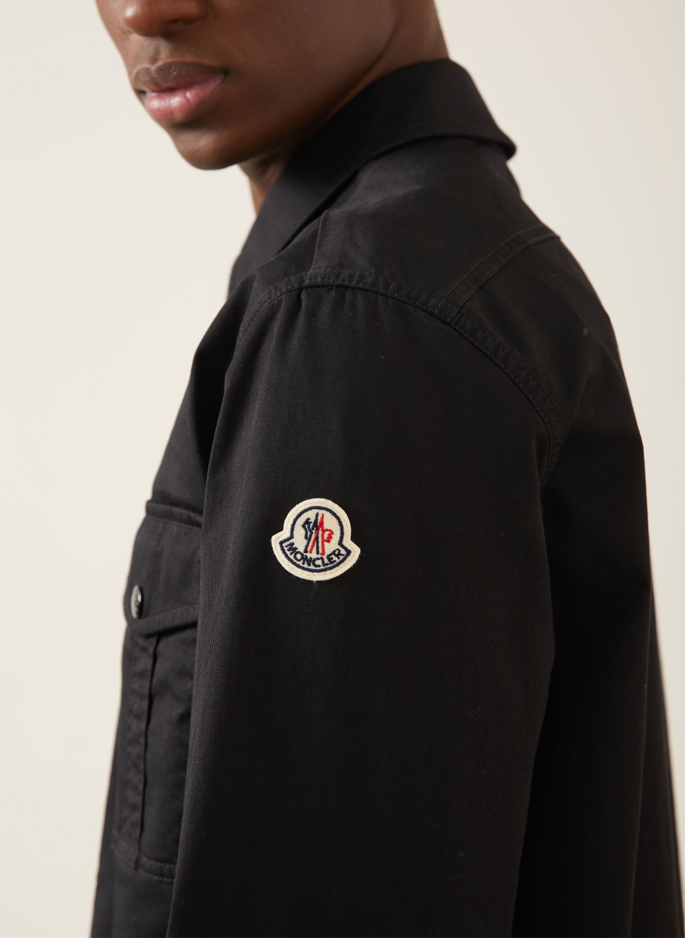 MONCLER Overshirt: SCHWARZ