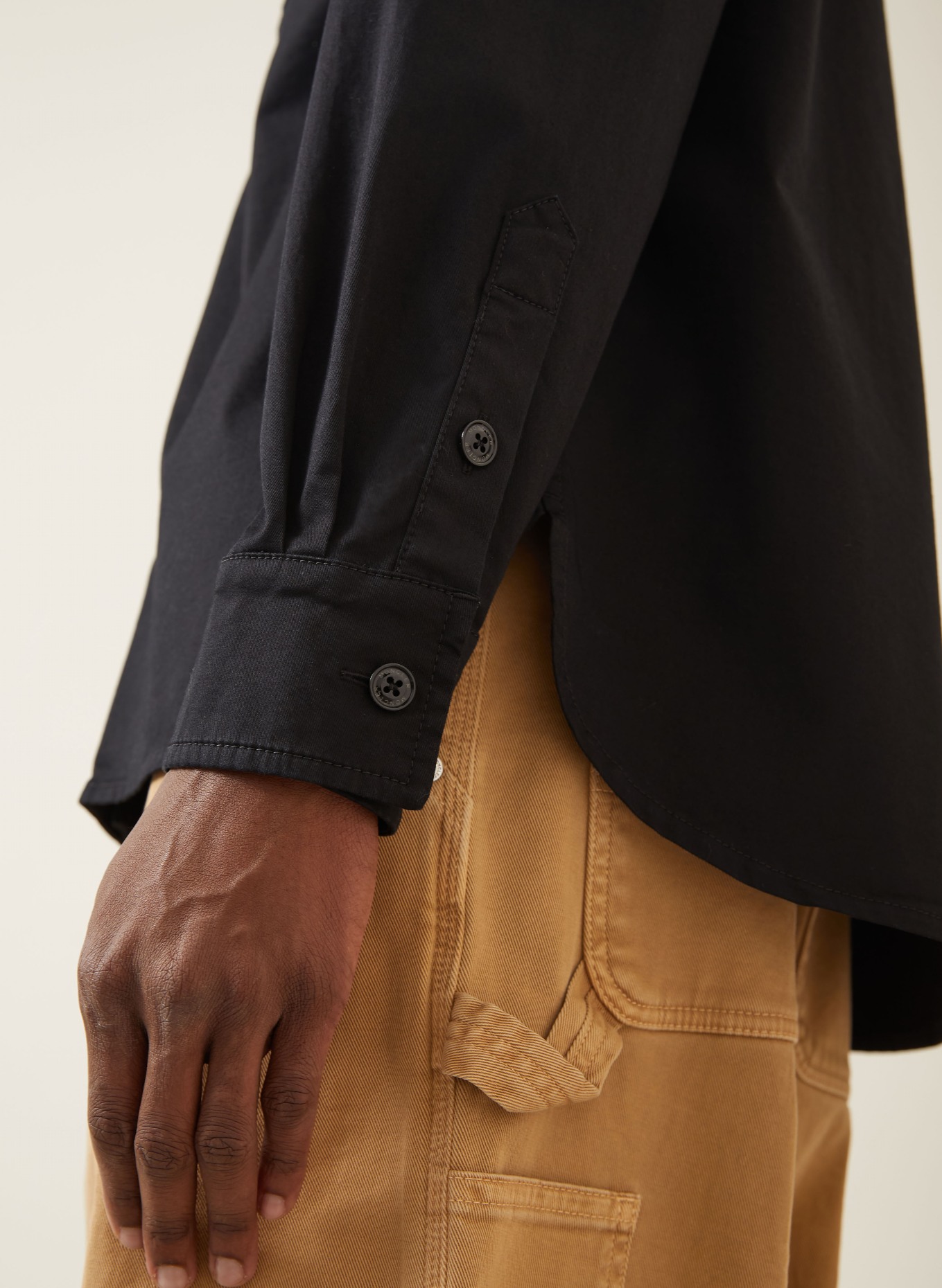 MONCLER Overshirt: SCHWARZ