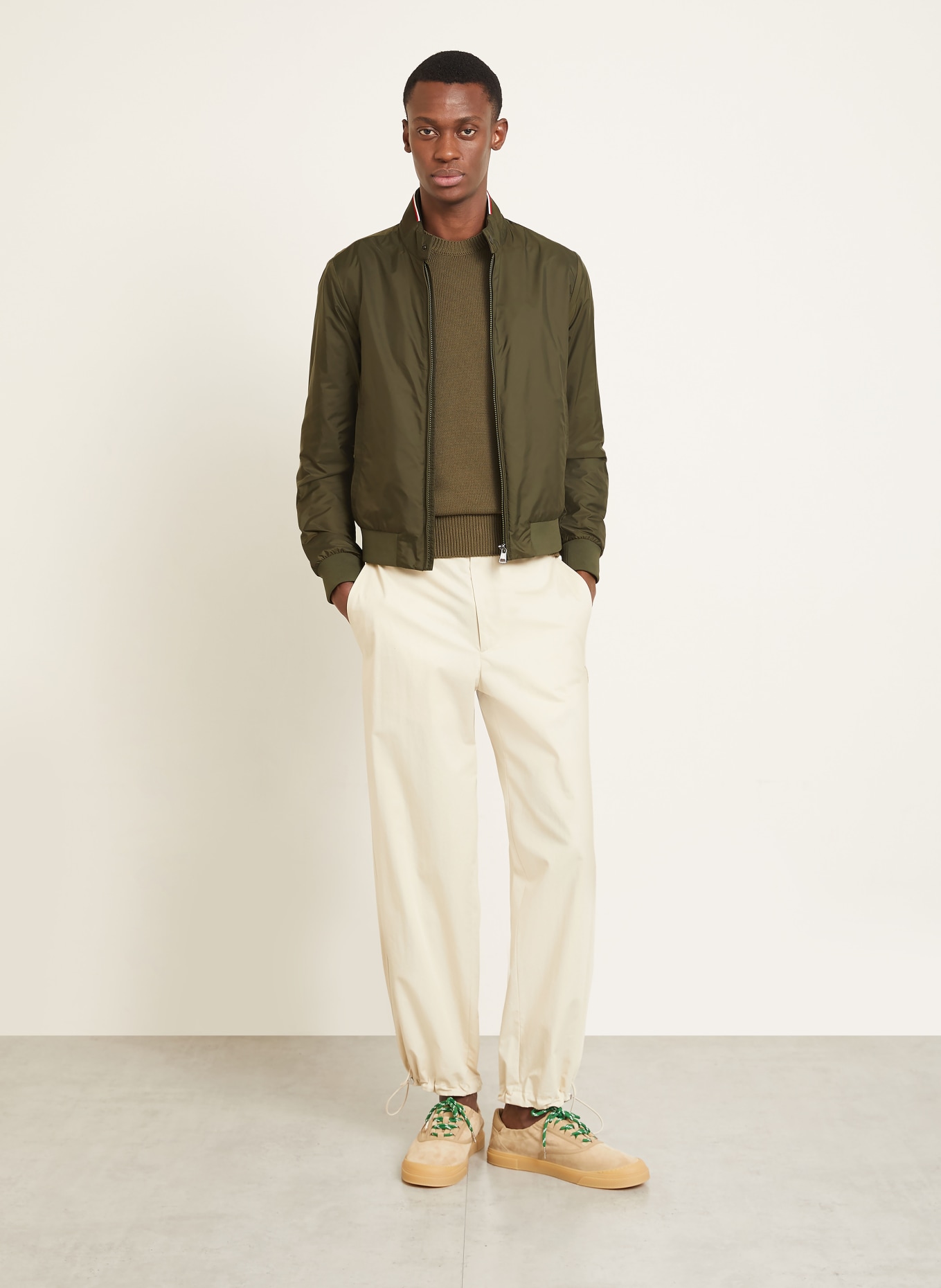 MONCLER Blouson REPPE: KHAKI