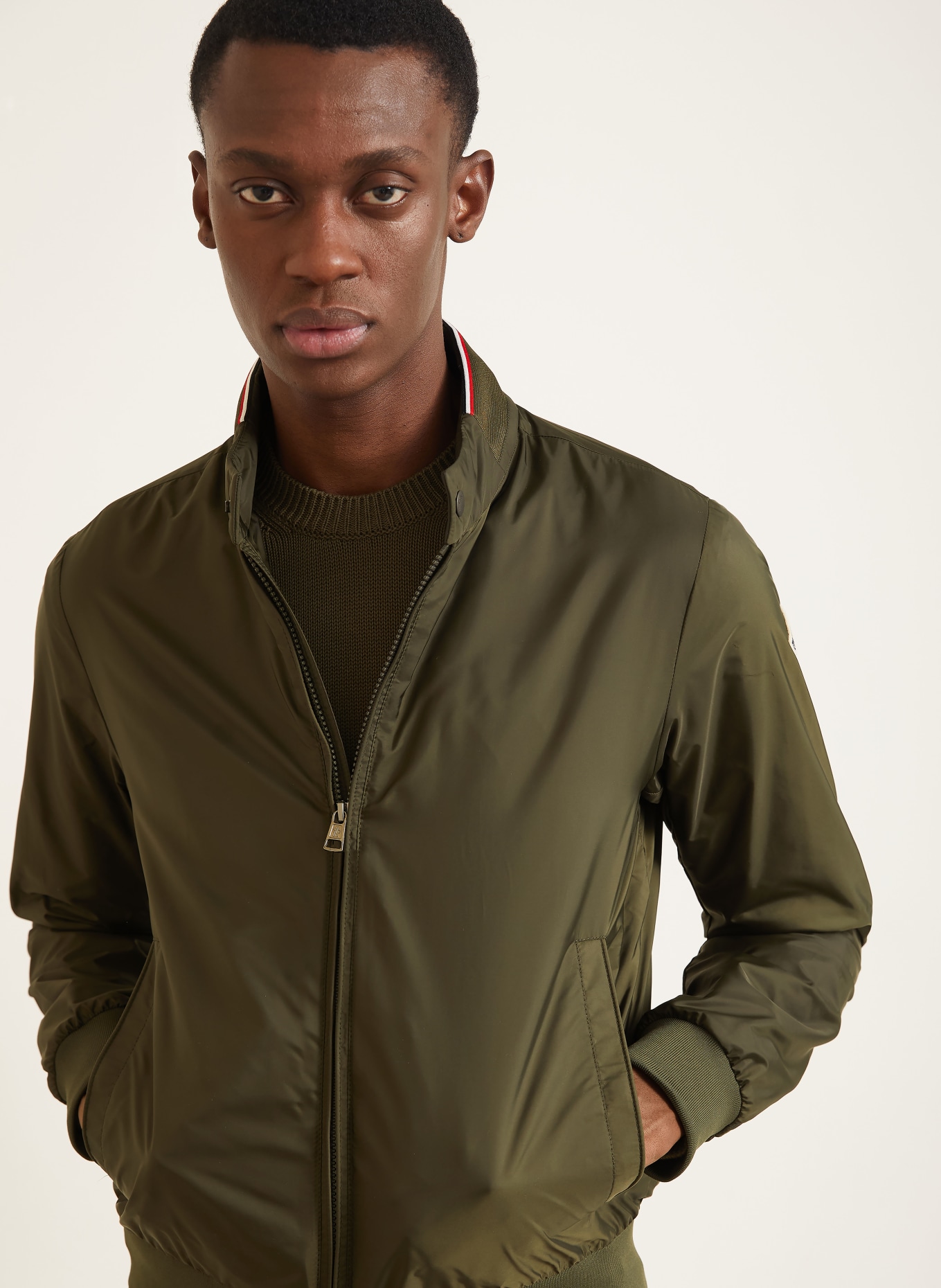MONCLER Blouson REPPE: KHAKI