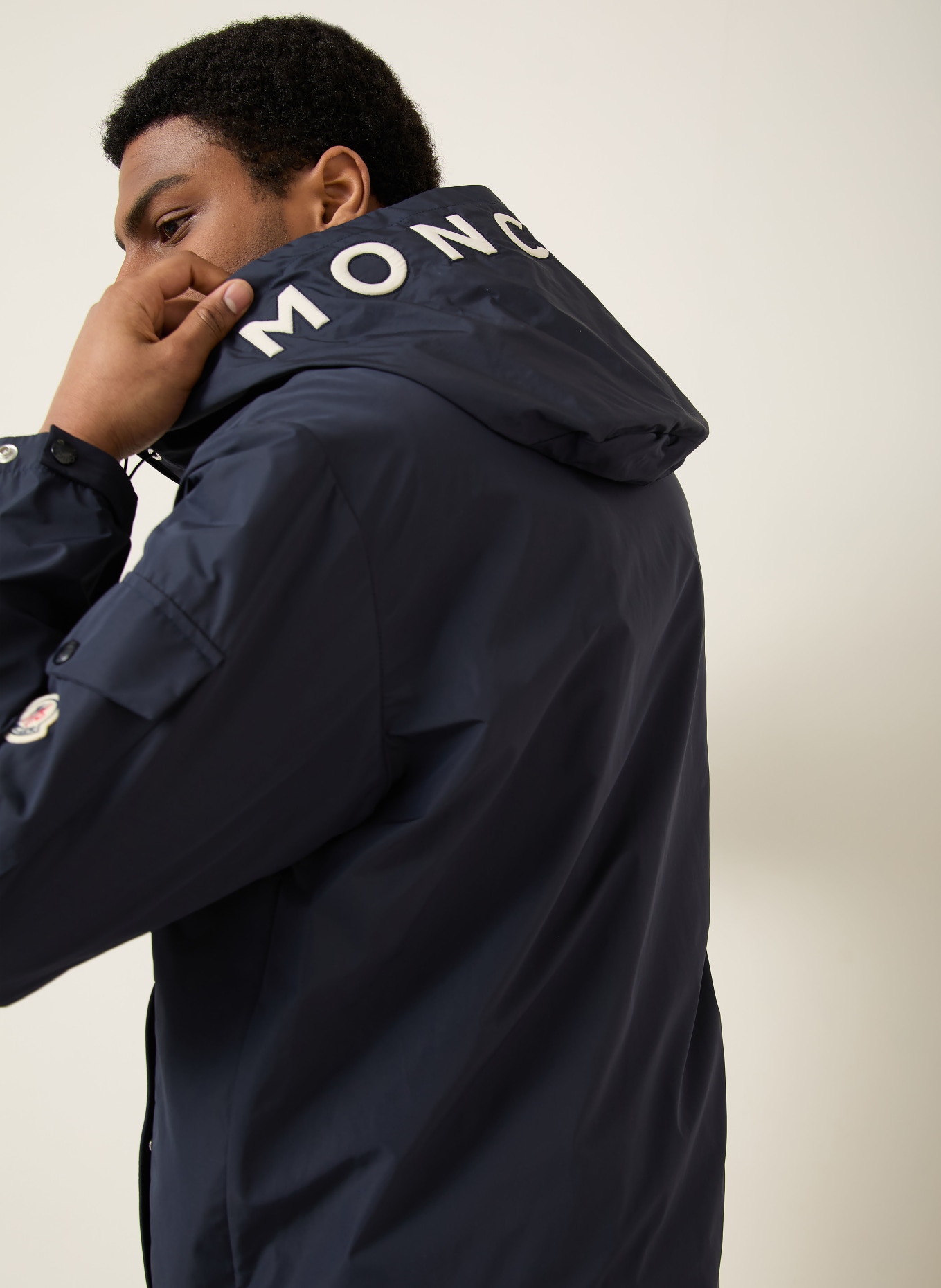 MONCLER Veste SASSIERE: BLEU FONCÉ