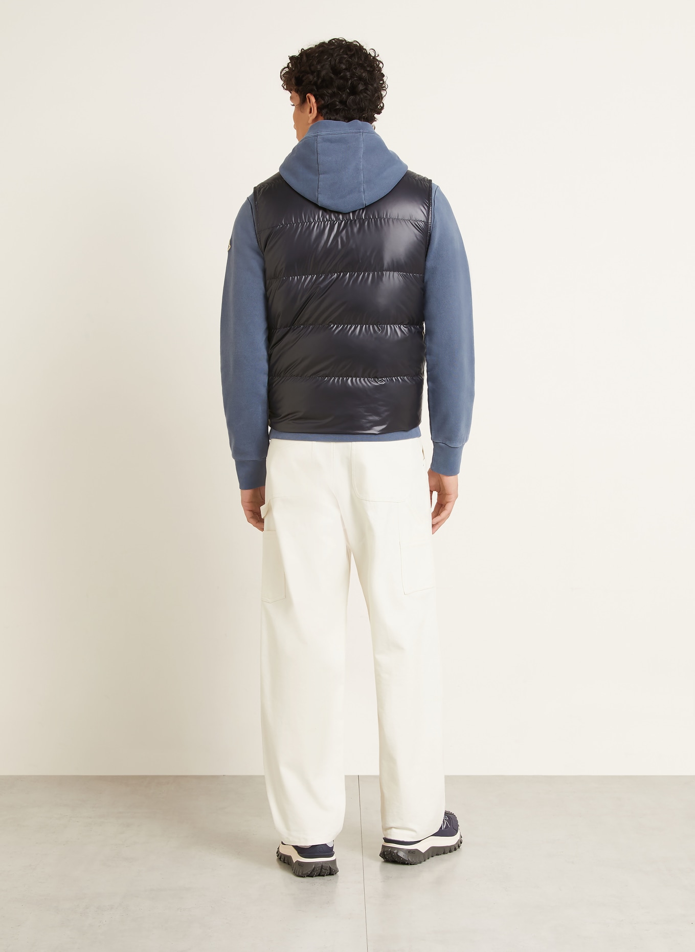 MONCLER Donsvest RESTIGO: DONKERBLAUW