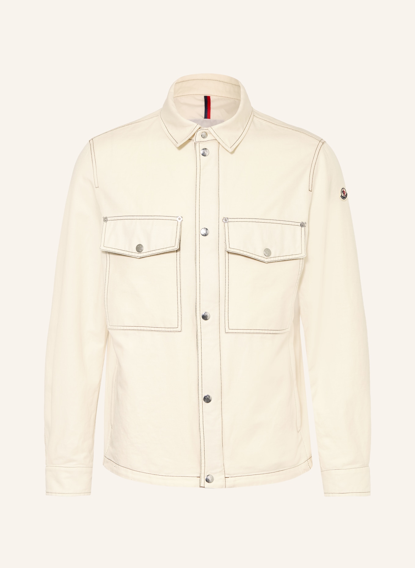 MONCLER Overjas WATAGUA: CRÈME