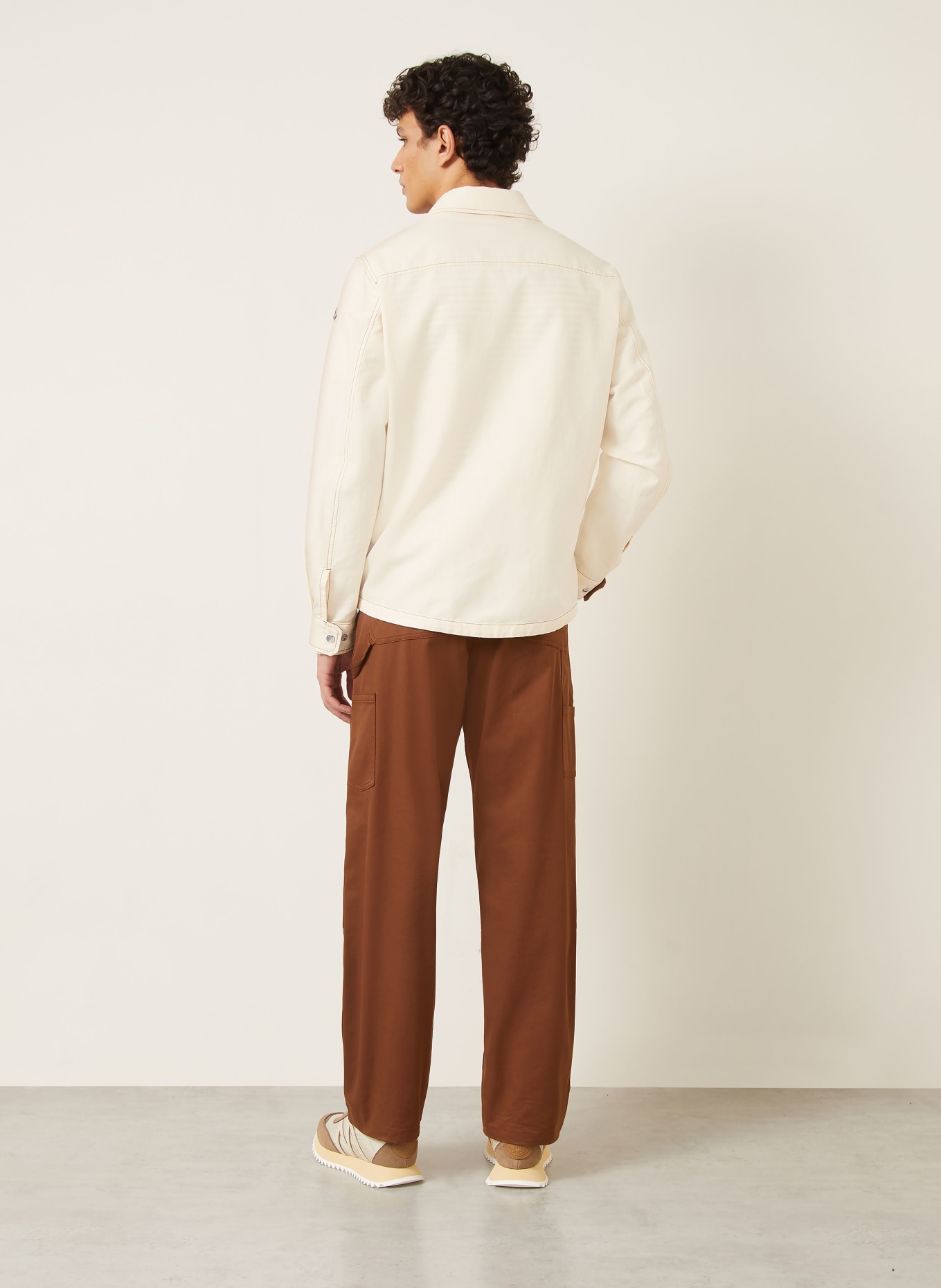 MONCLER Overjas WATAGUA: CRÈME