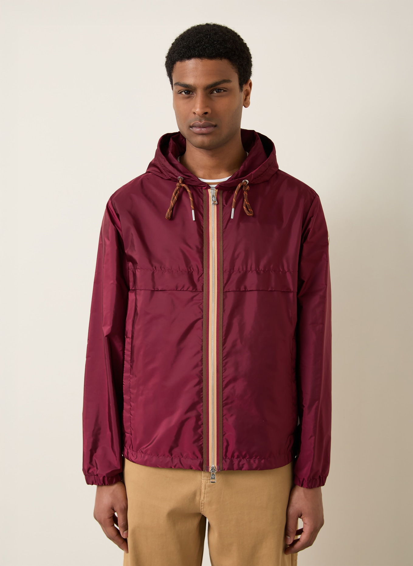 MONCLER Veste NIDGE: ROUGE FONCÉ