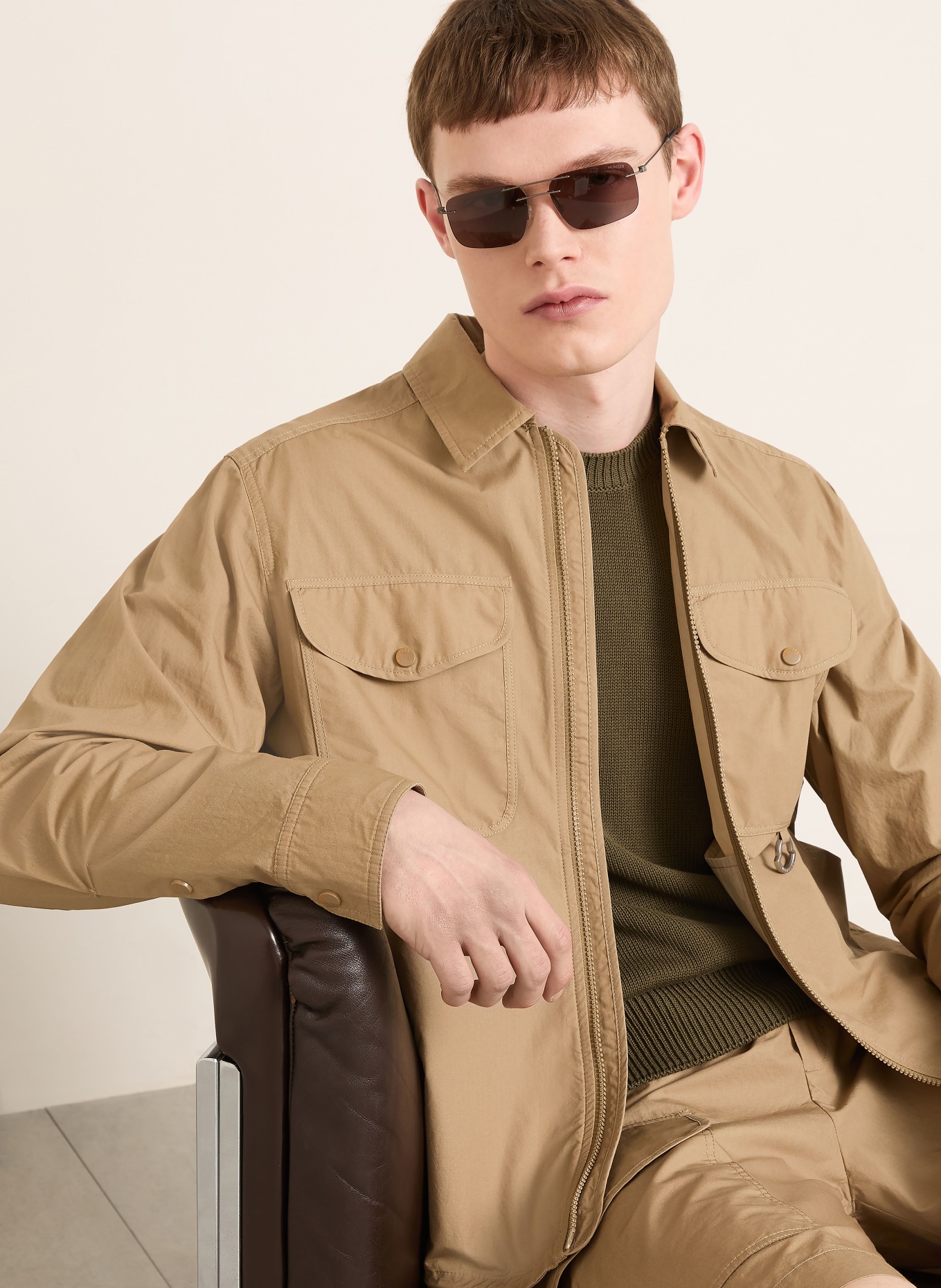 MONCLER Overjas: BEIGE