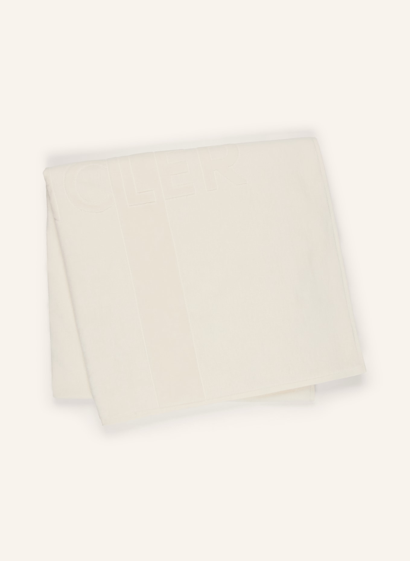 MONCLER beach towel: CREAM