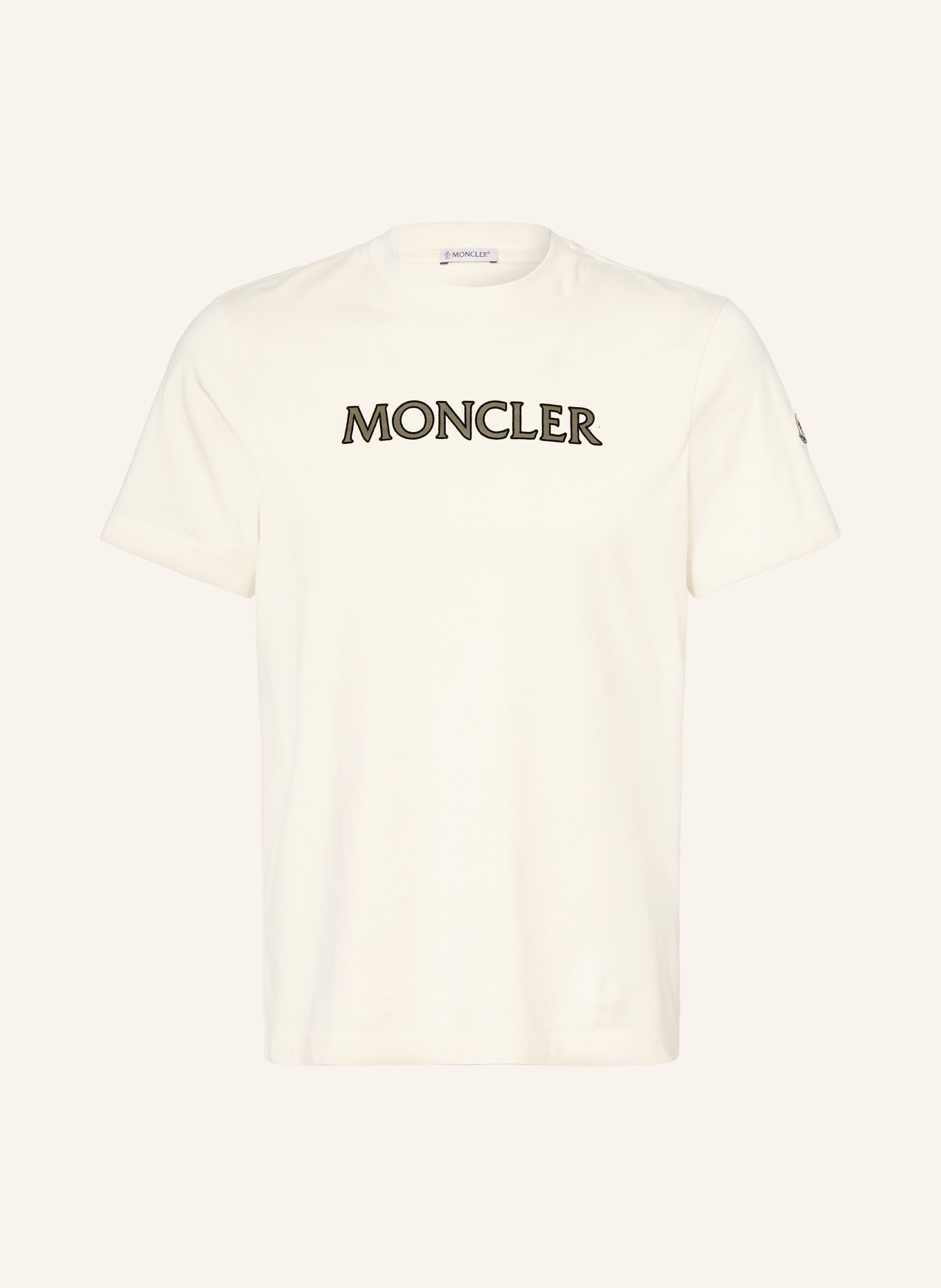 MONCLER T-Shirt: CREME