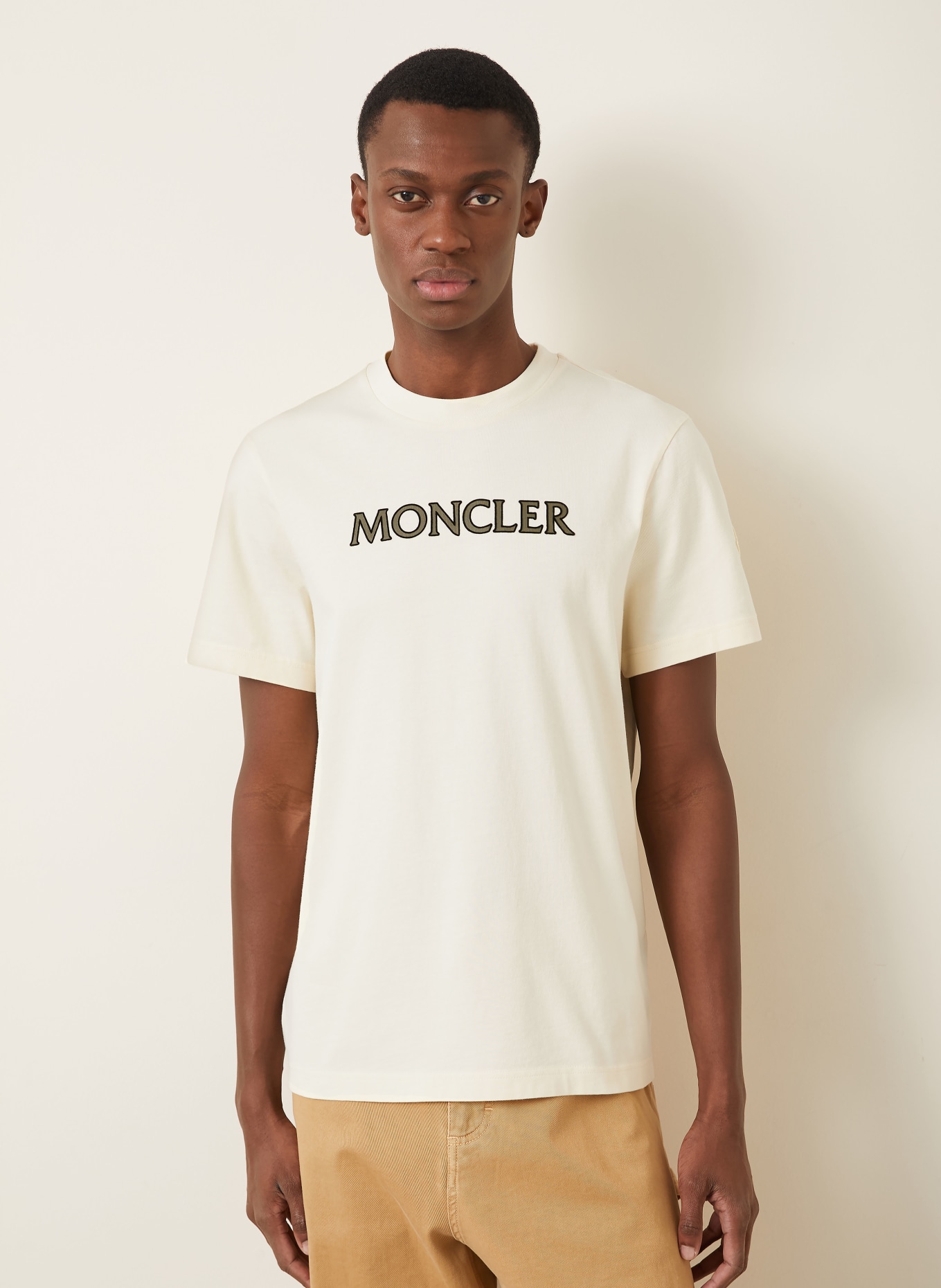 MONCLER T-Shirt: CREME