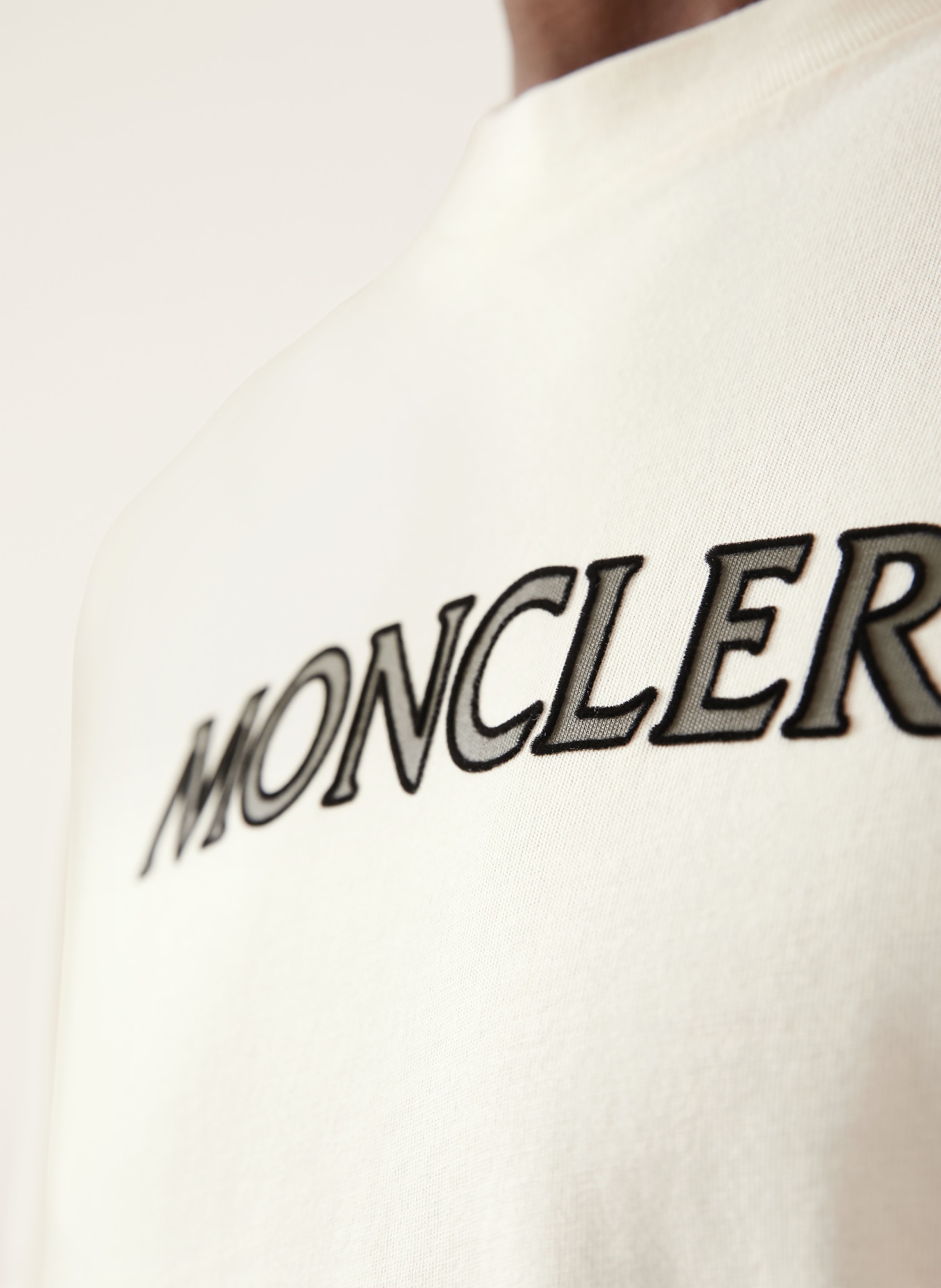 MONCLER T-Shirt: CREME