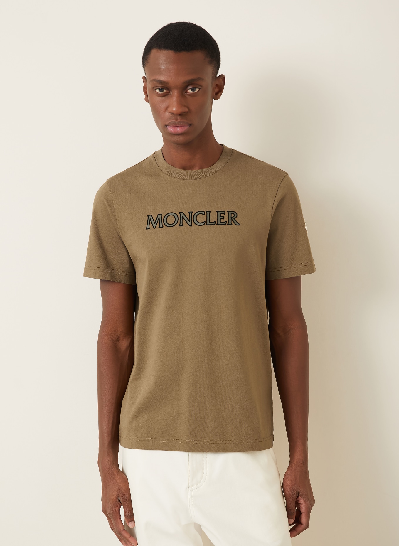 MONCLER T-Shirt: KHAKI