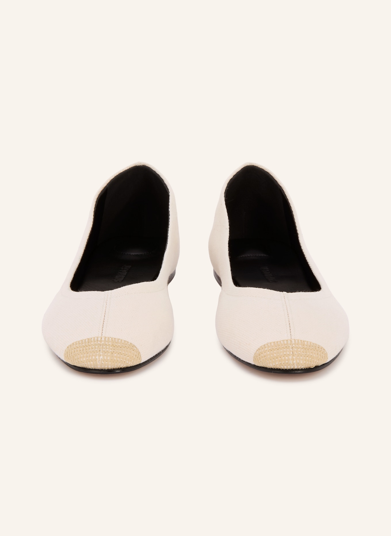 JACQUEMUS Baleriny LES BALLERINES OVALO: BEŻOWY
