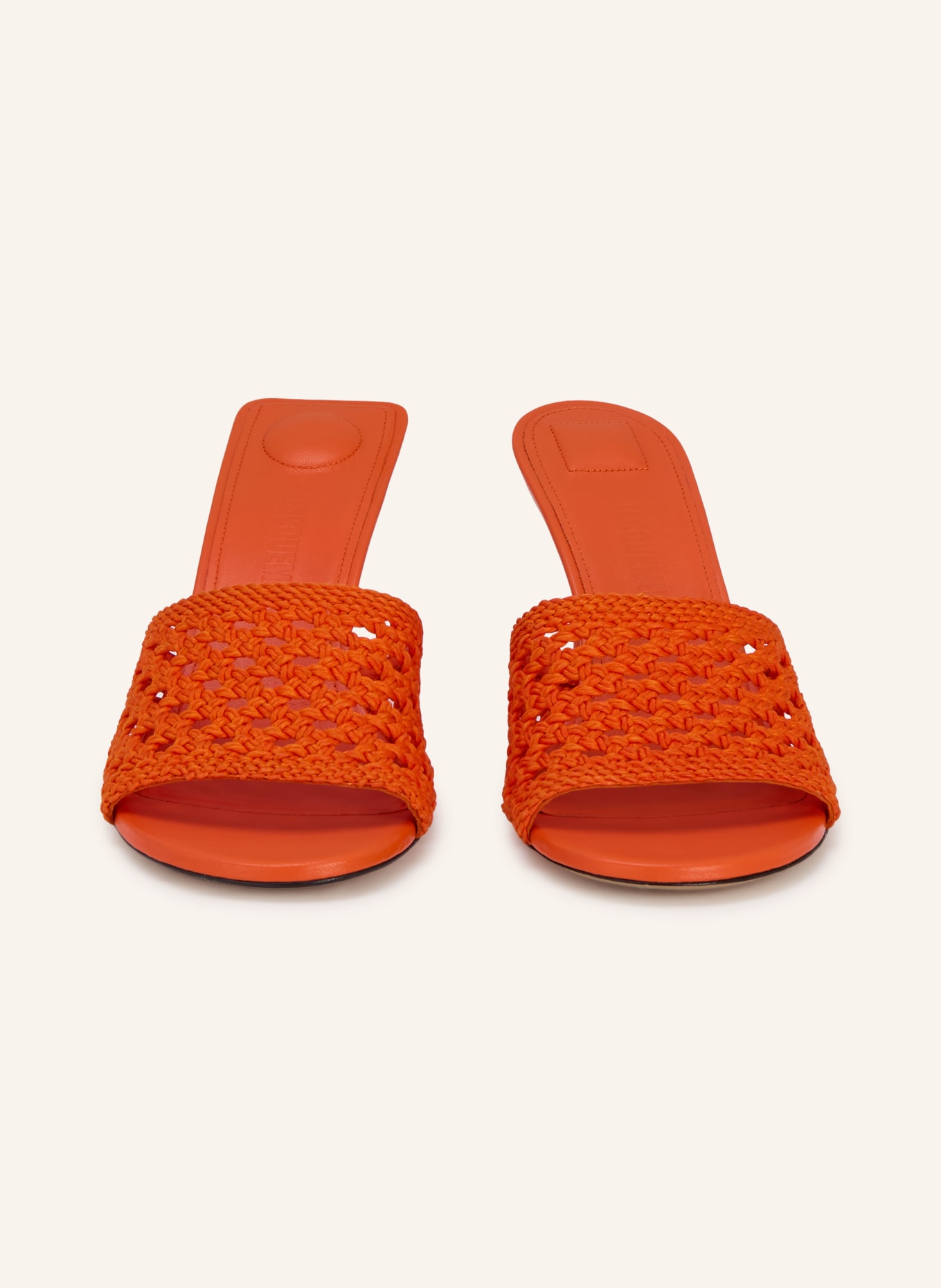 JACQUEMUS Mules LES MULES CUBISTO: ORANJE