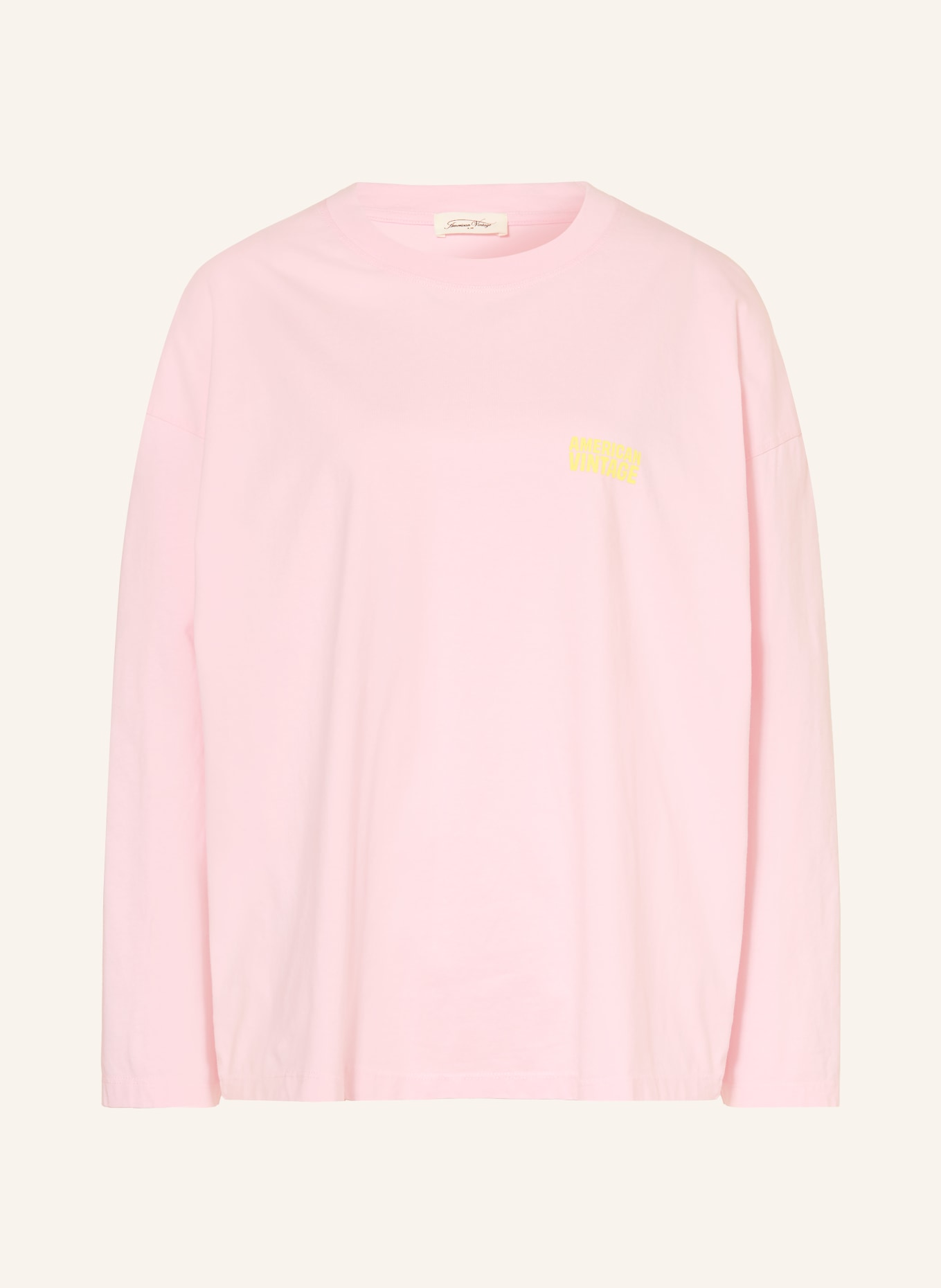 American Vintage Dlouhé rukávy GIXY: RŮŽOVÁ